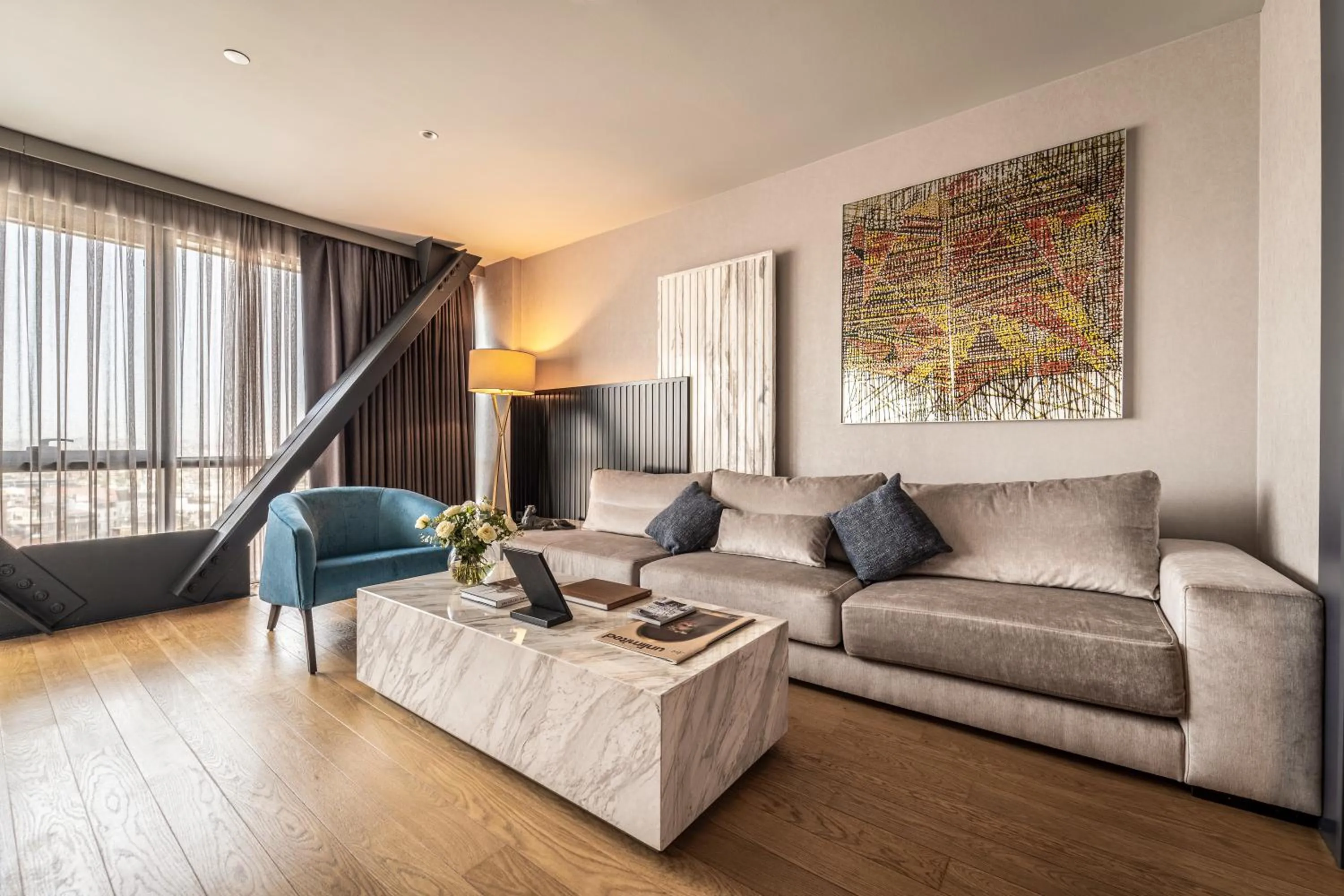 Seating area in Sofitel Istanbul Taksim