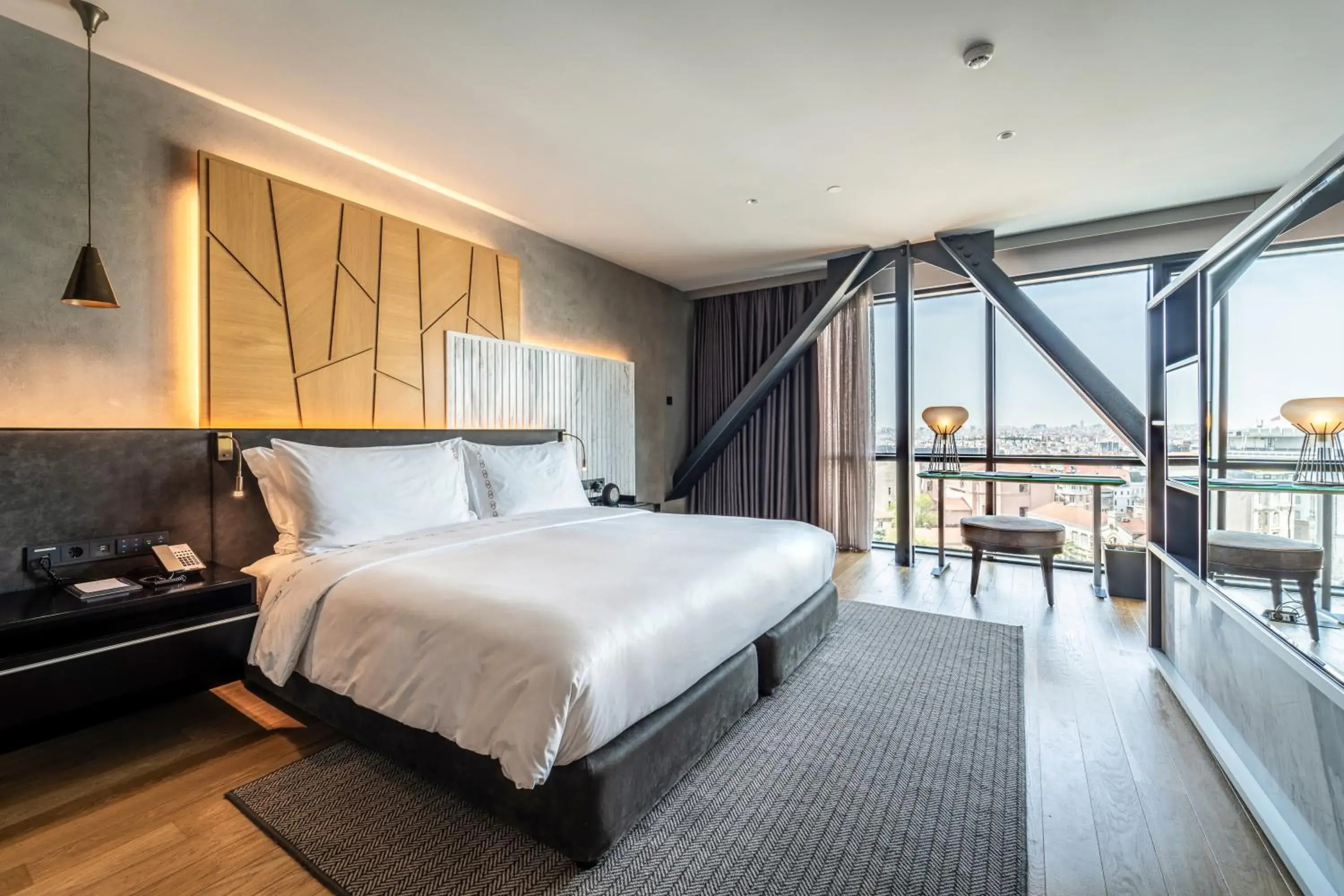 View (from property/room), Bed in Sofitel Istanbul Taksim View (from property/room), Bed in Sofitel Istanbul Taksim