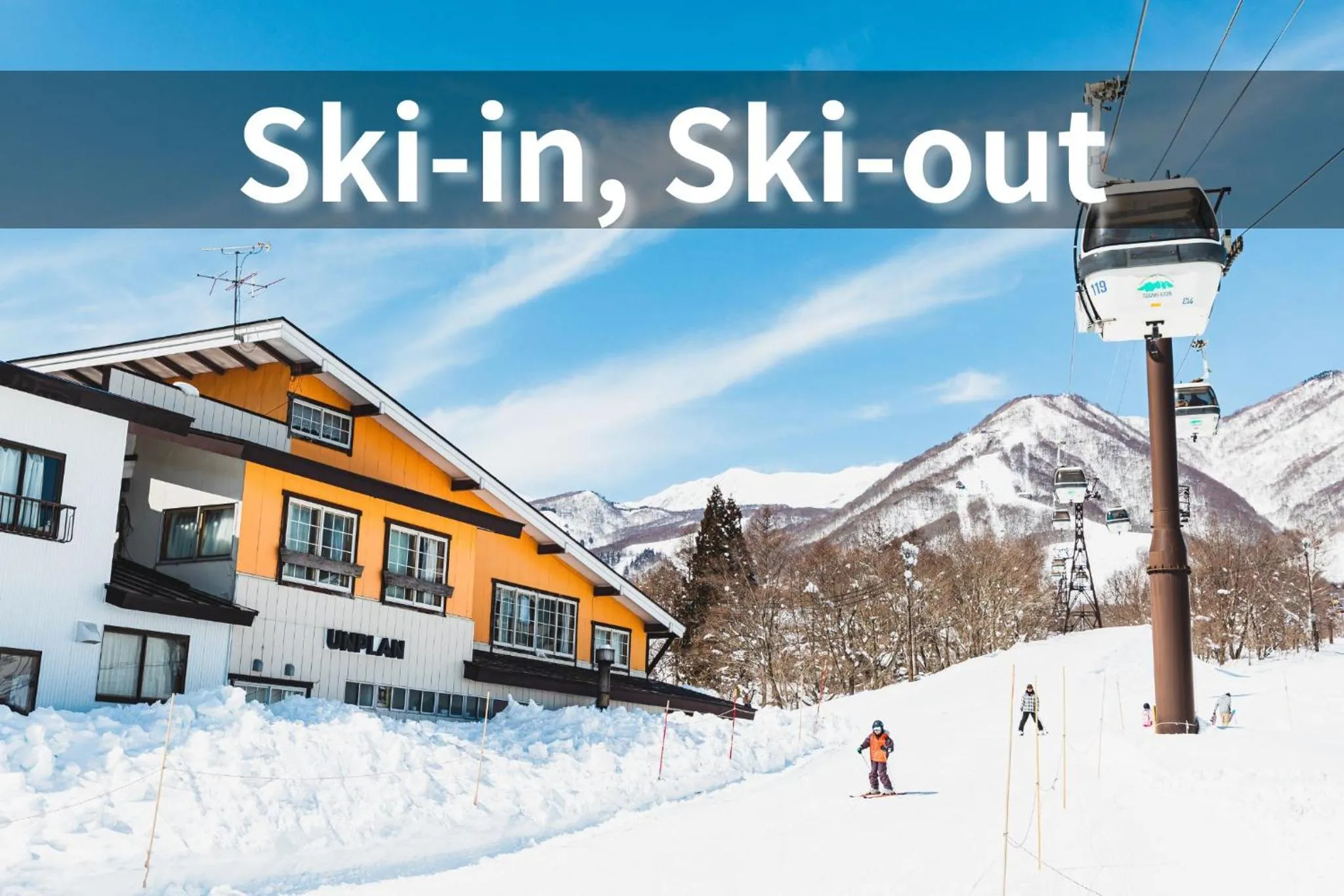 Natural landscape in UNPLAN Village Hakuba