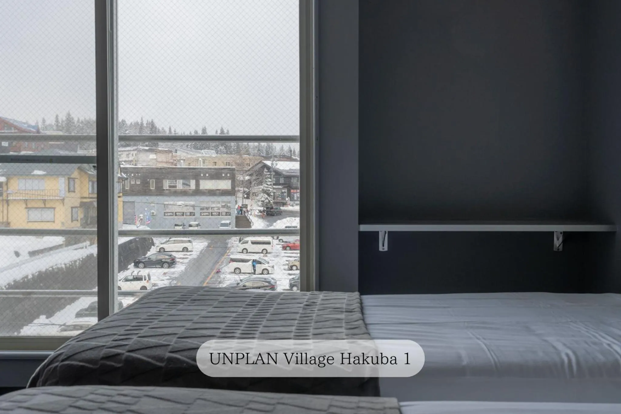 Winter, Bed in UNPLAN Village Hakuba