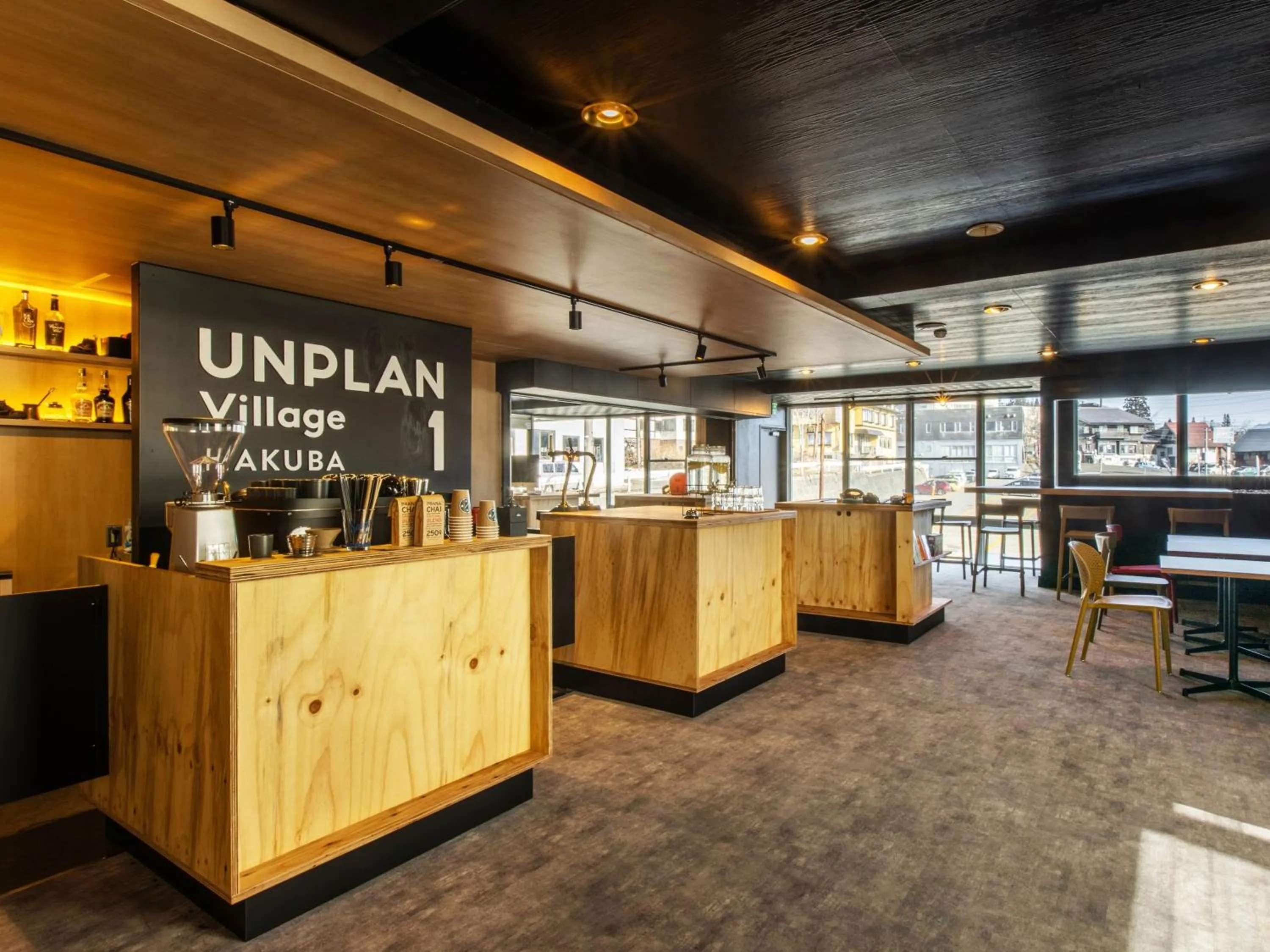 Lounge or bar in UNPLAN Village Hakuba