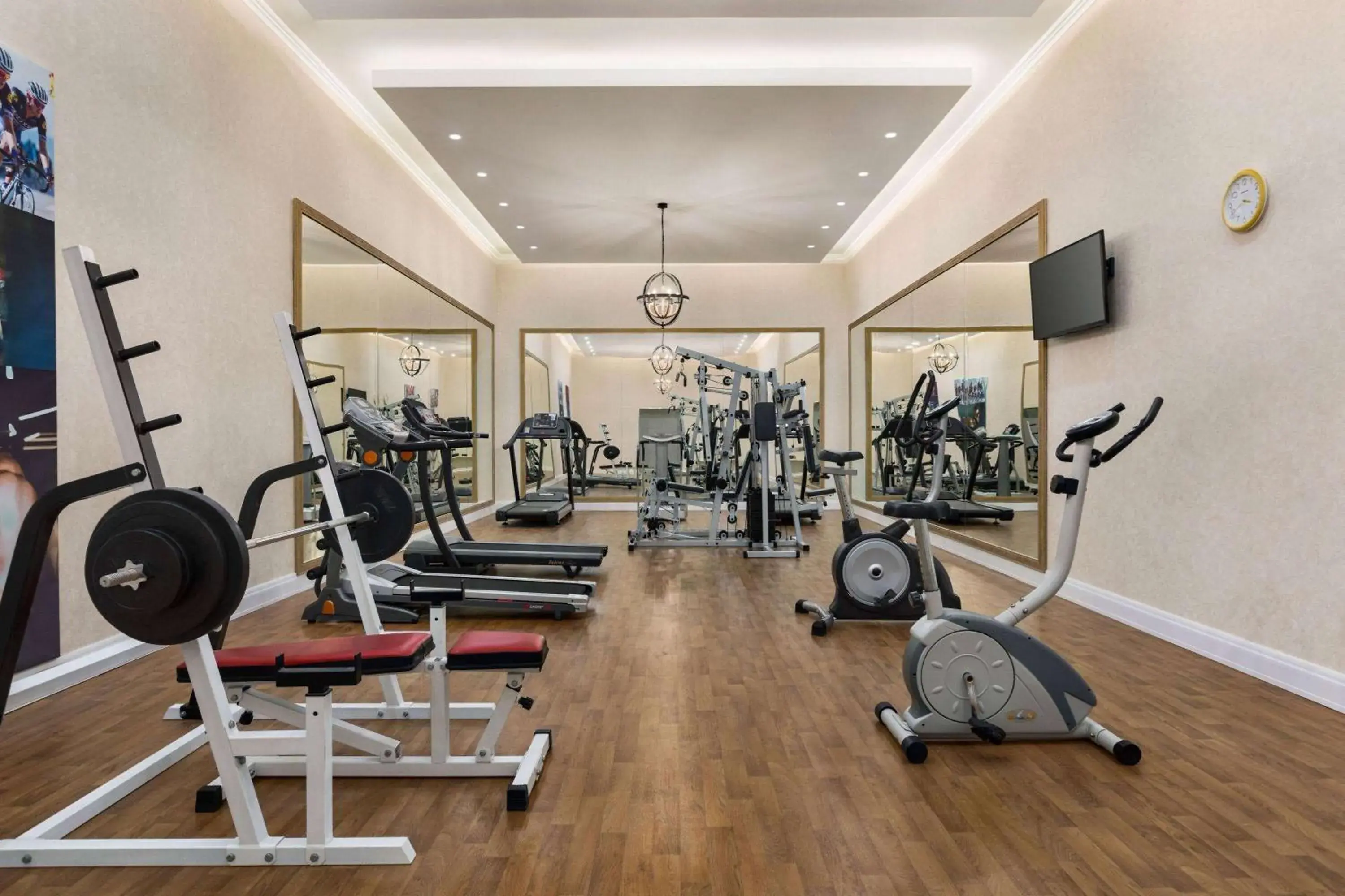 Fitness centre/facilities in Ramada by Wyndham Shymkent Fitness centre/facilities in Ramada by Wyndham Shymkent