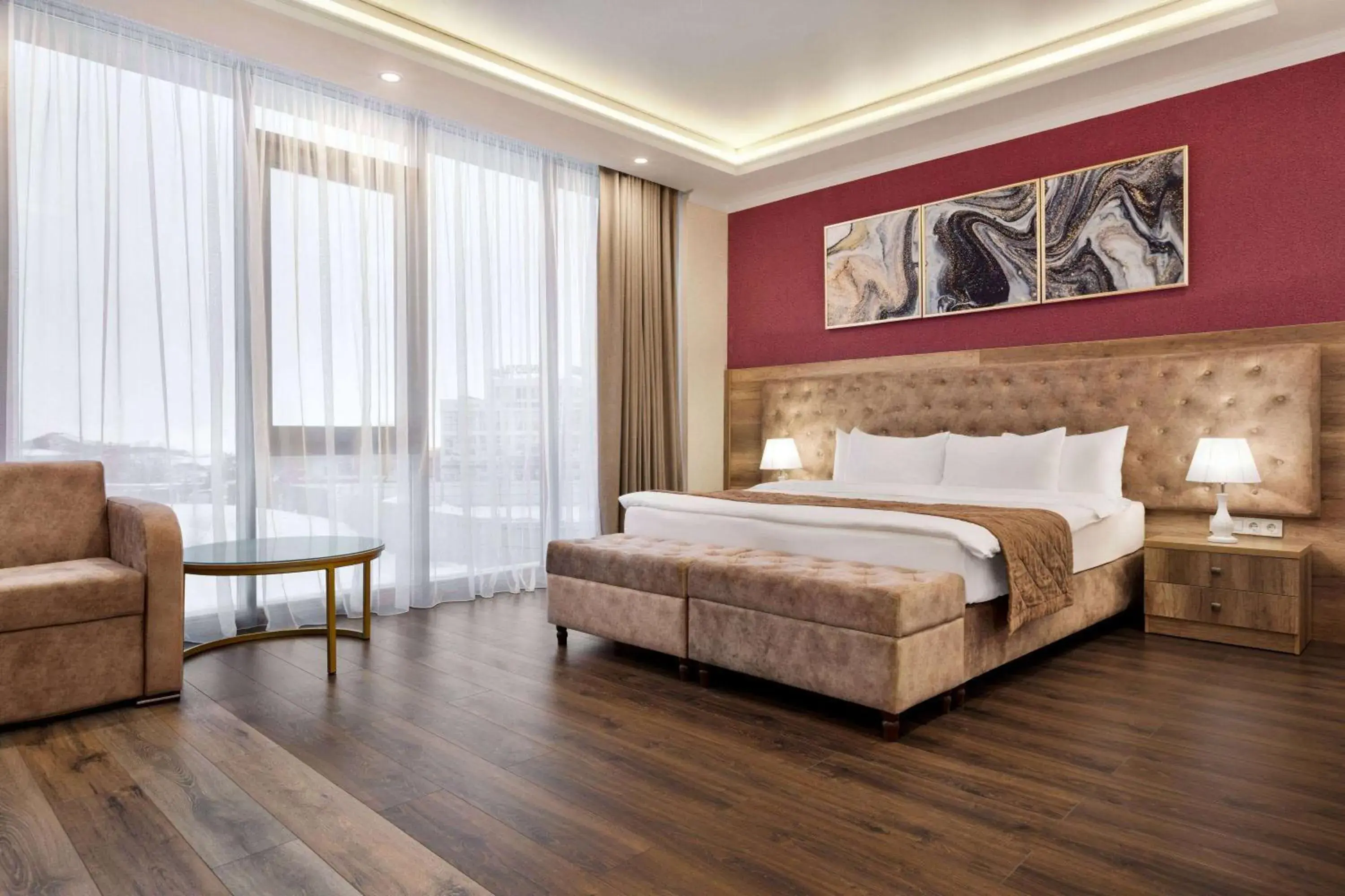 Photo of the whole room, Bed in Ramada by Wyndham Shymkent Photo of the whole room, Bed in Ramada by Wyndham Shymkent