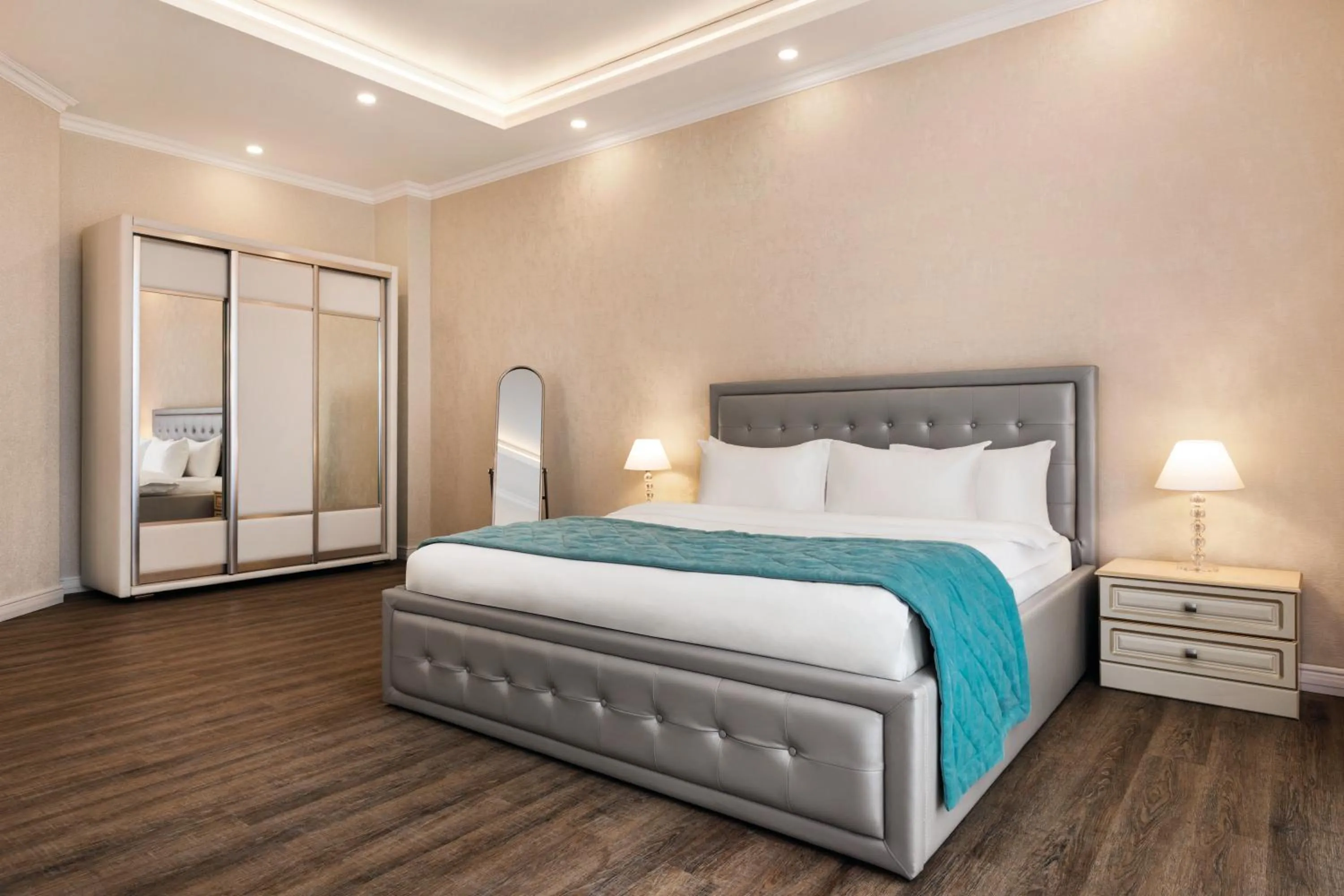 Bedroom, Bed in Ramada by Wyndham Shymkent