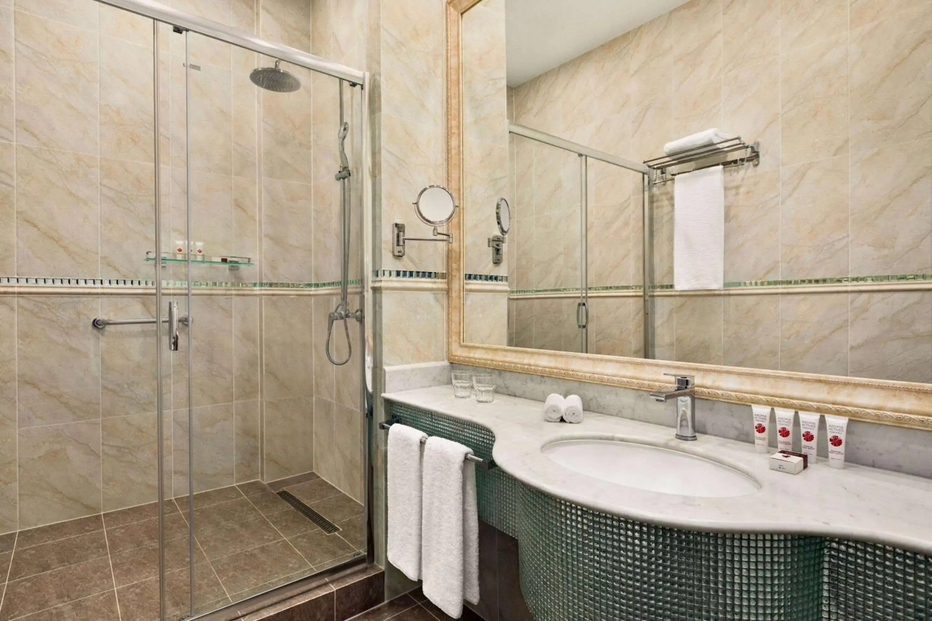 Bathroom in Ramada by Wyndham Shymkent Bathroom in Ramada by Wyndham Shymkent