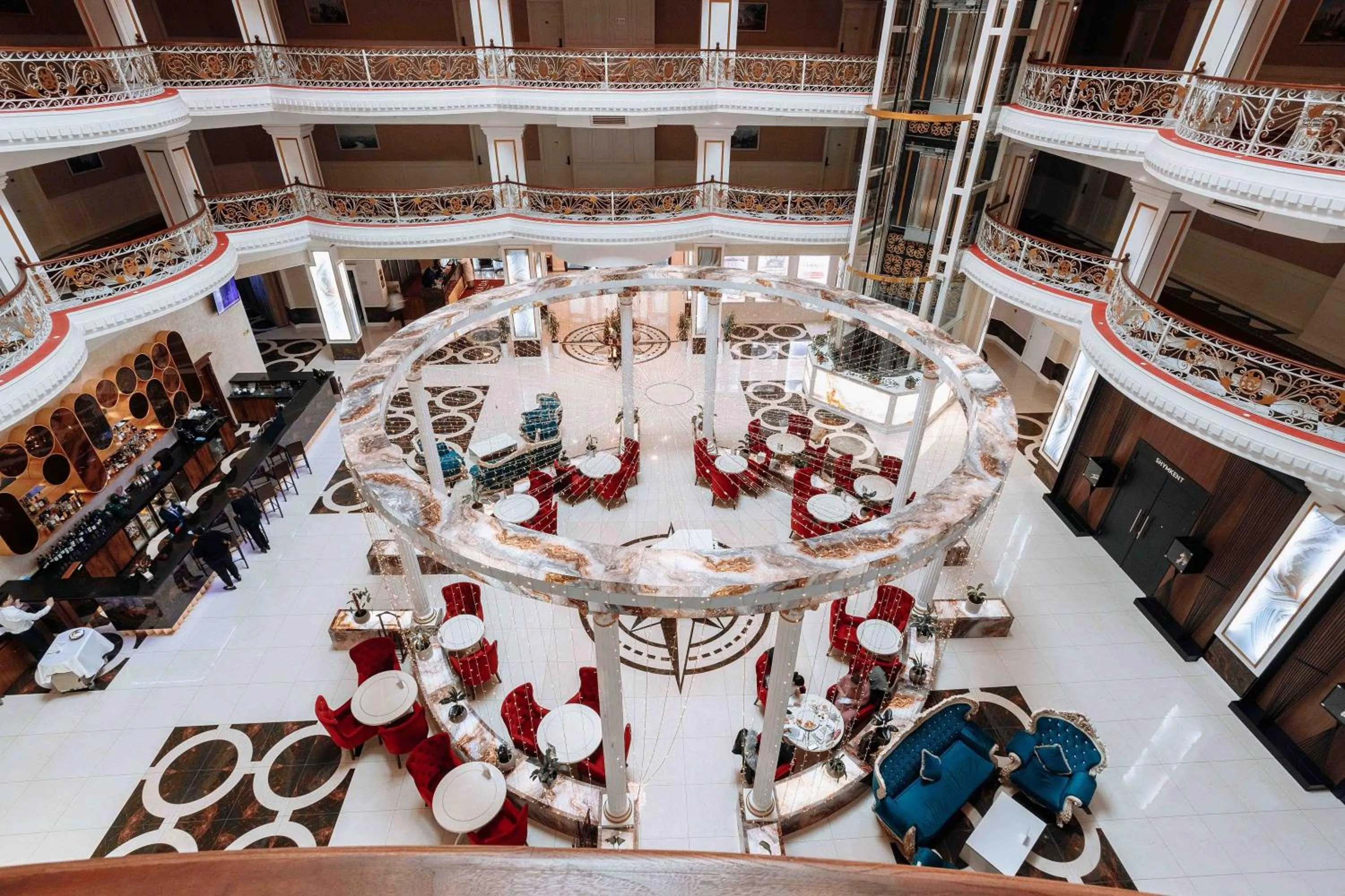 Living room in Ramada by Wyndham Shymkent