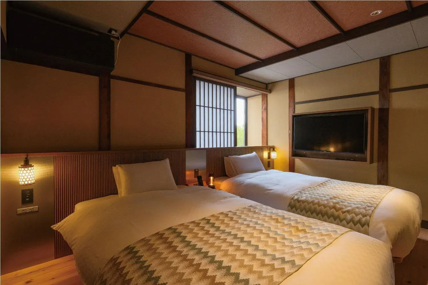 Standard Twin Room - single occupancy in Tomonoura Shiomachi Hotel Standard Twin Room - single occupancy in Tomonoura Shiomachi Hotel