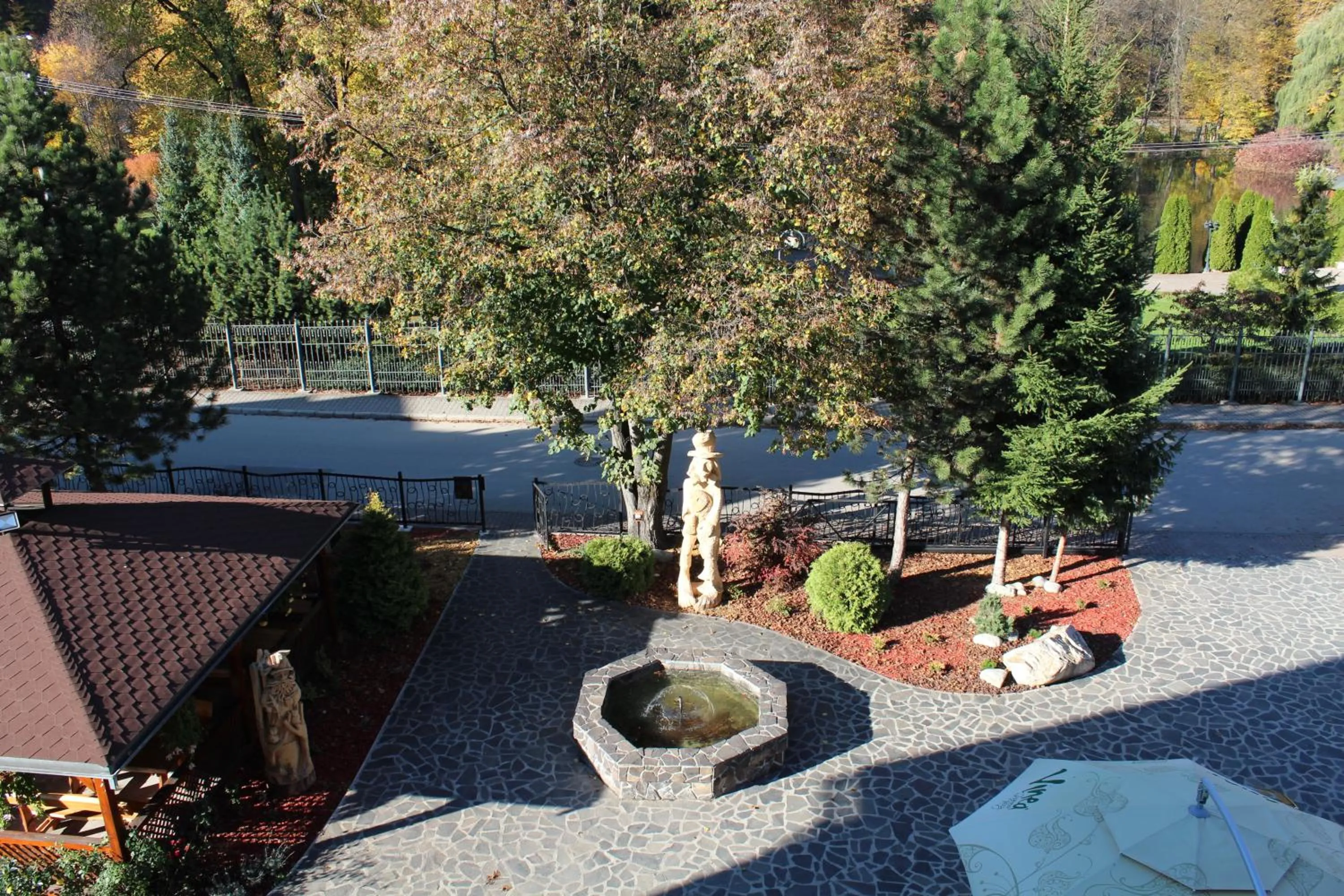 Garden view in Hotel Encian