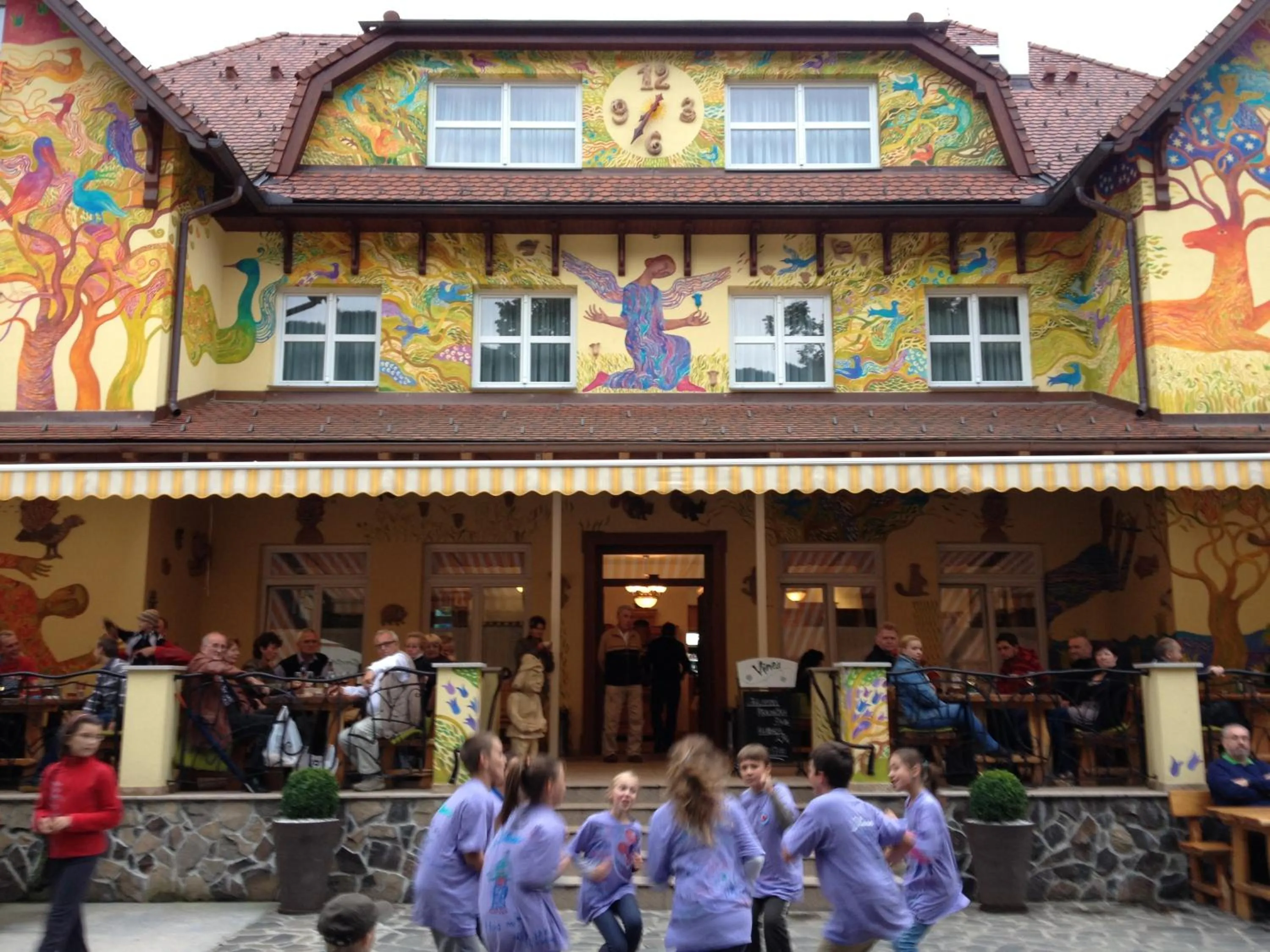Facade/entrance in Hotel Encian