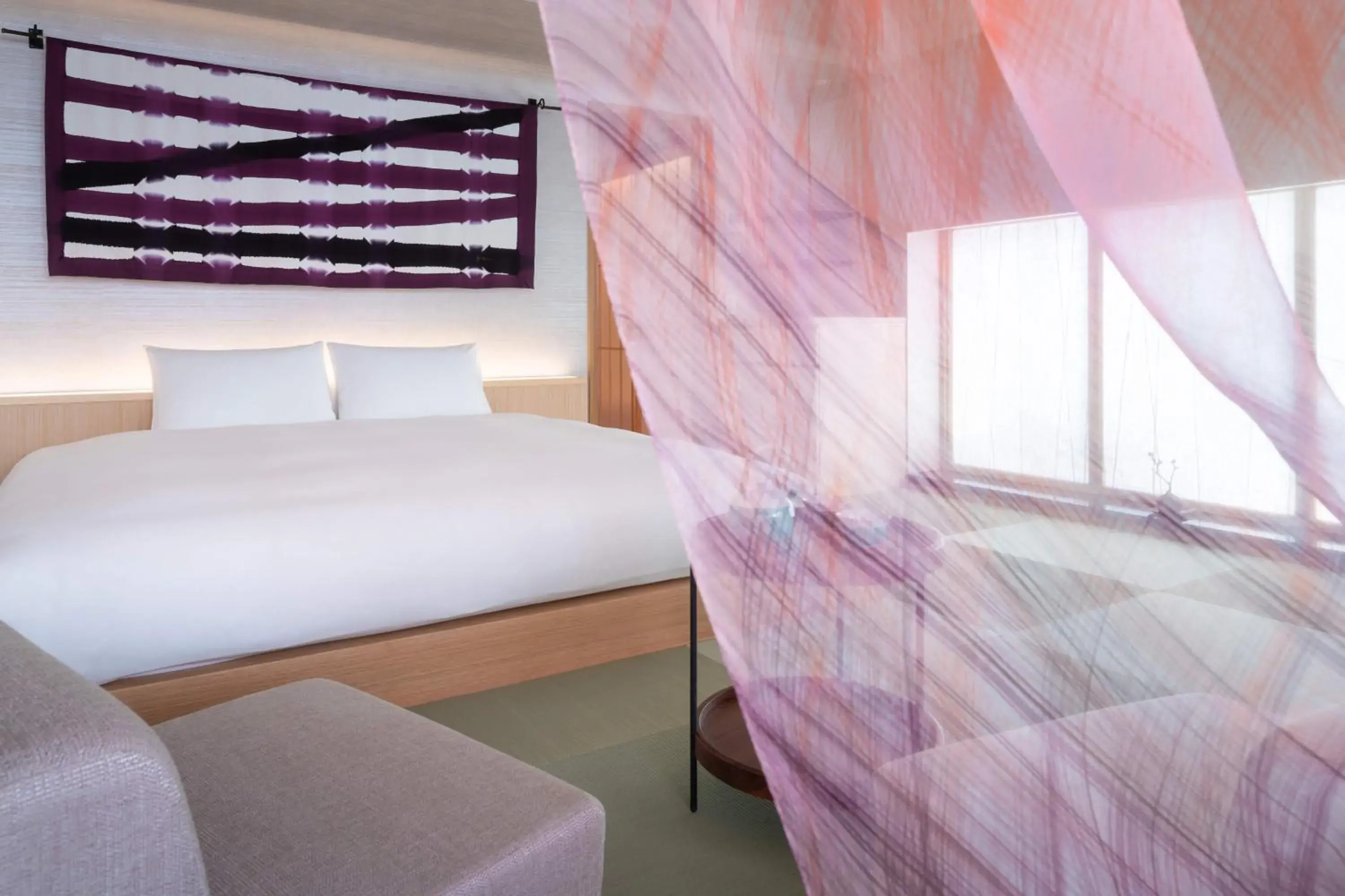 Bed in THE JUNEI HOTEL Kyoto Bed in THE JUNEI HOTEL Kyoto