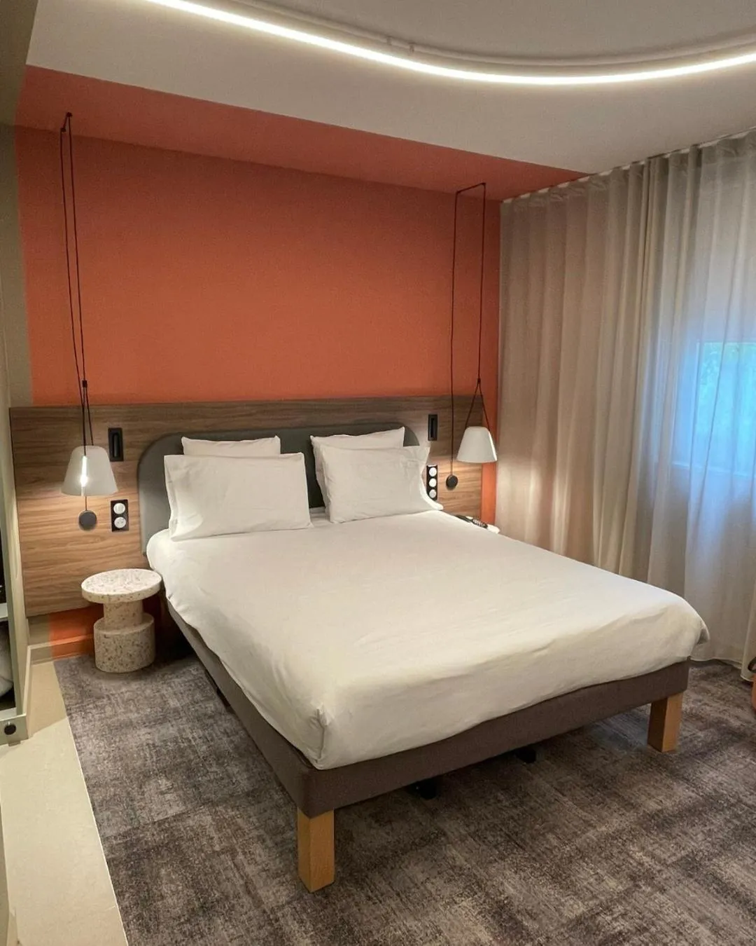 Bed in Novotel Suites Clermont Ferrand Polydome