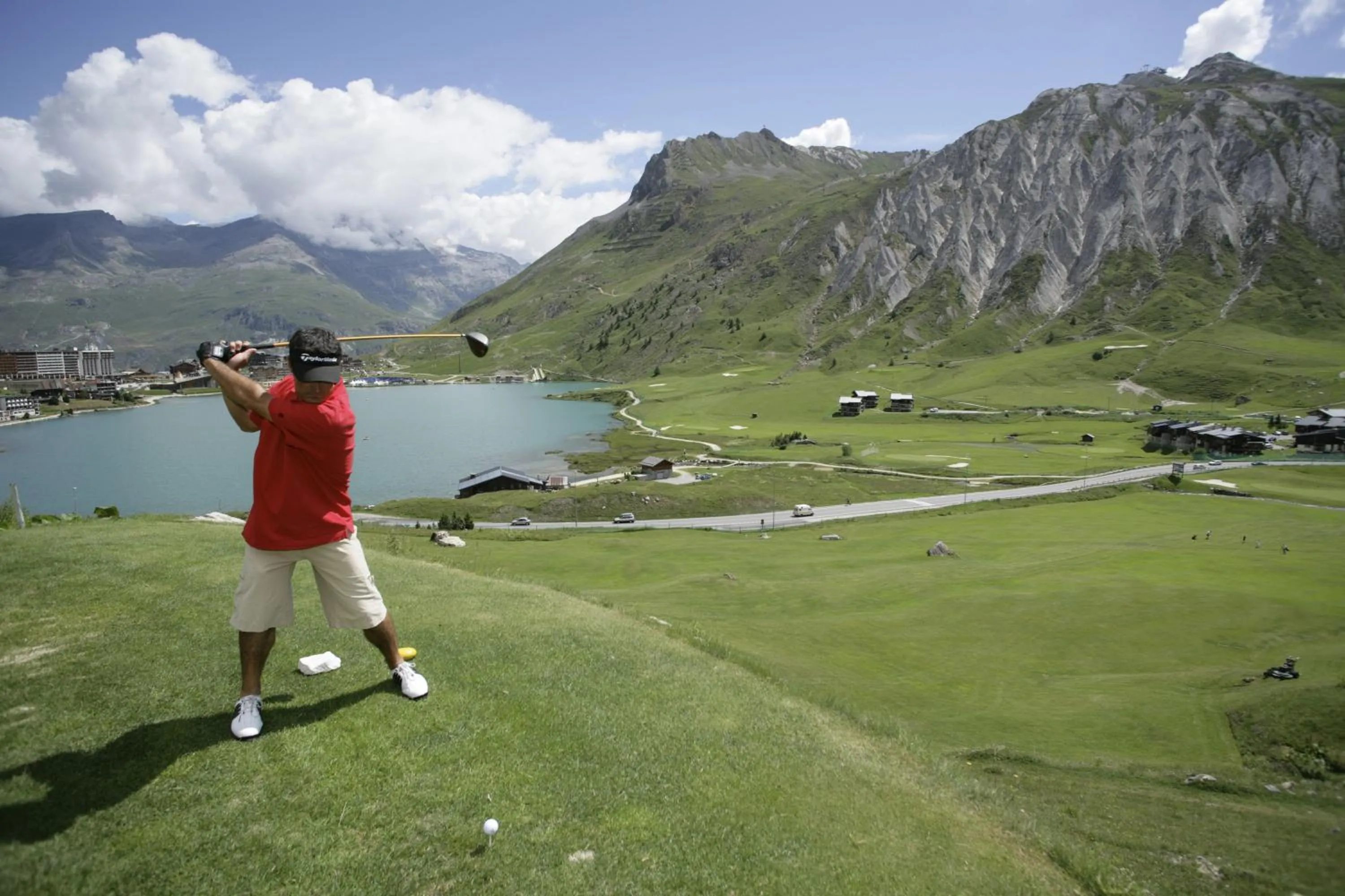 Golfcourse in Le Rond Point des Pistes - 4 personnes - Tignes Val Claret 2100m - skis aux pieds