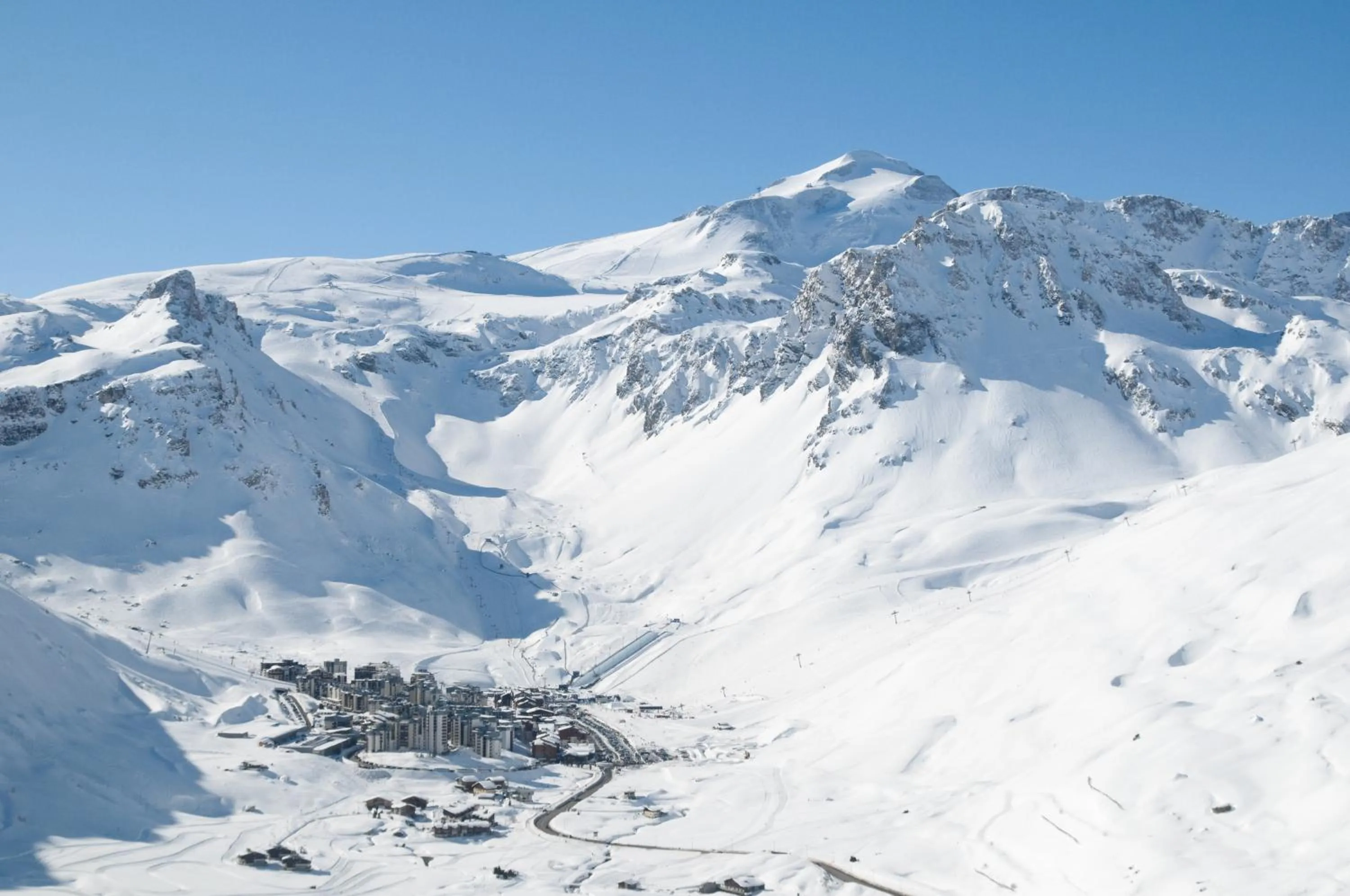Natural landscape in Le Rond Point des Pistes - 4 personnes - Tignes Val Claret 2100m - skis aux pieds