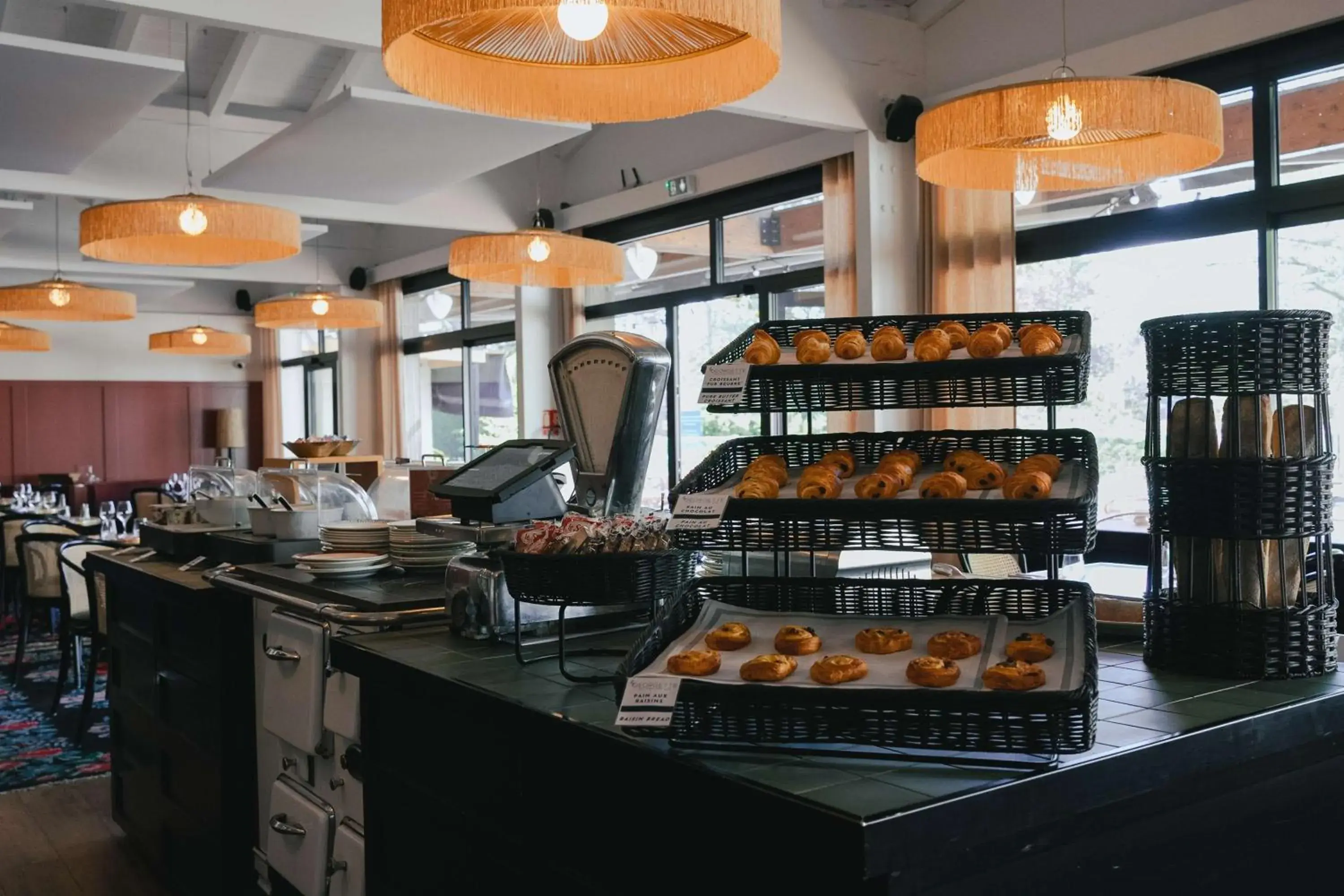 Buffet breakfast in Best Western Porte du Forez Buffet breakfast in Best Western Porte du Forez