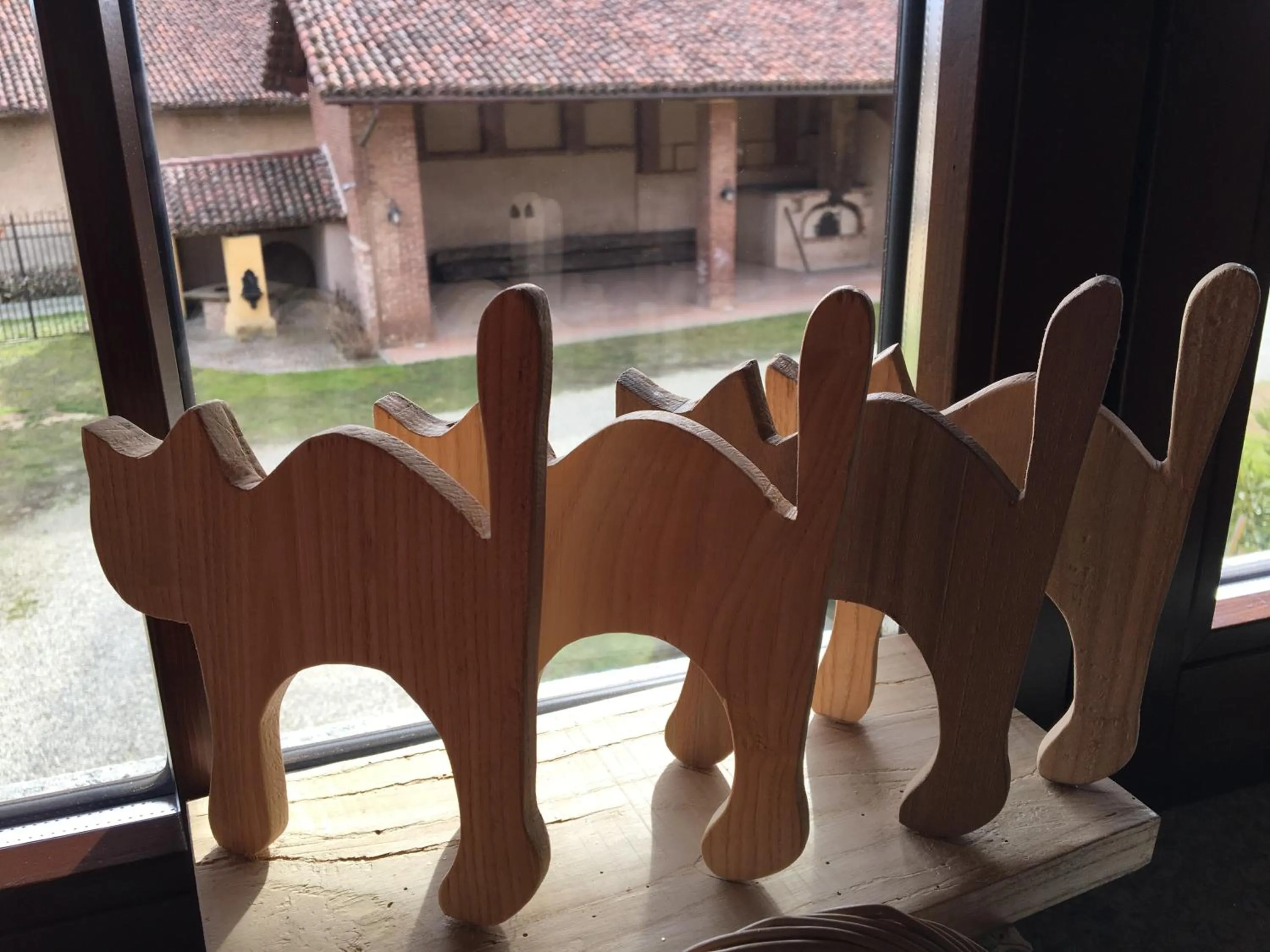 Decorative detail in Quattro Gatti