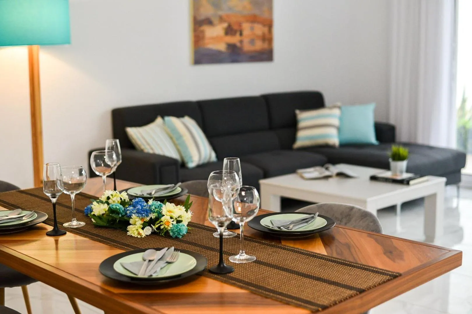 Living room in Acrotel Porto Brava Luxury Villas