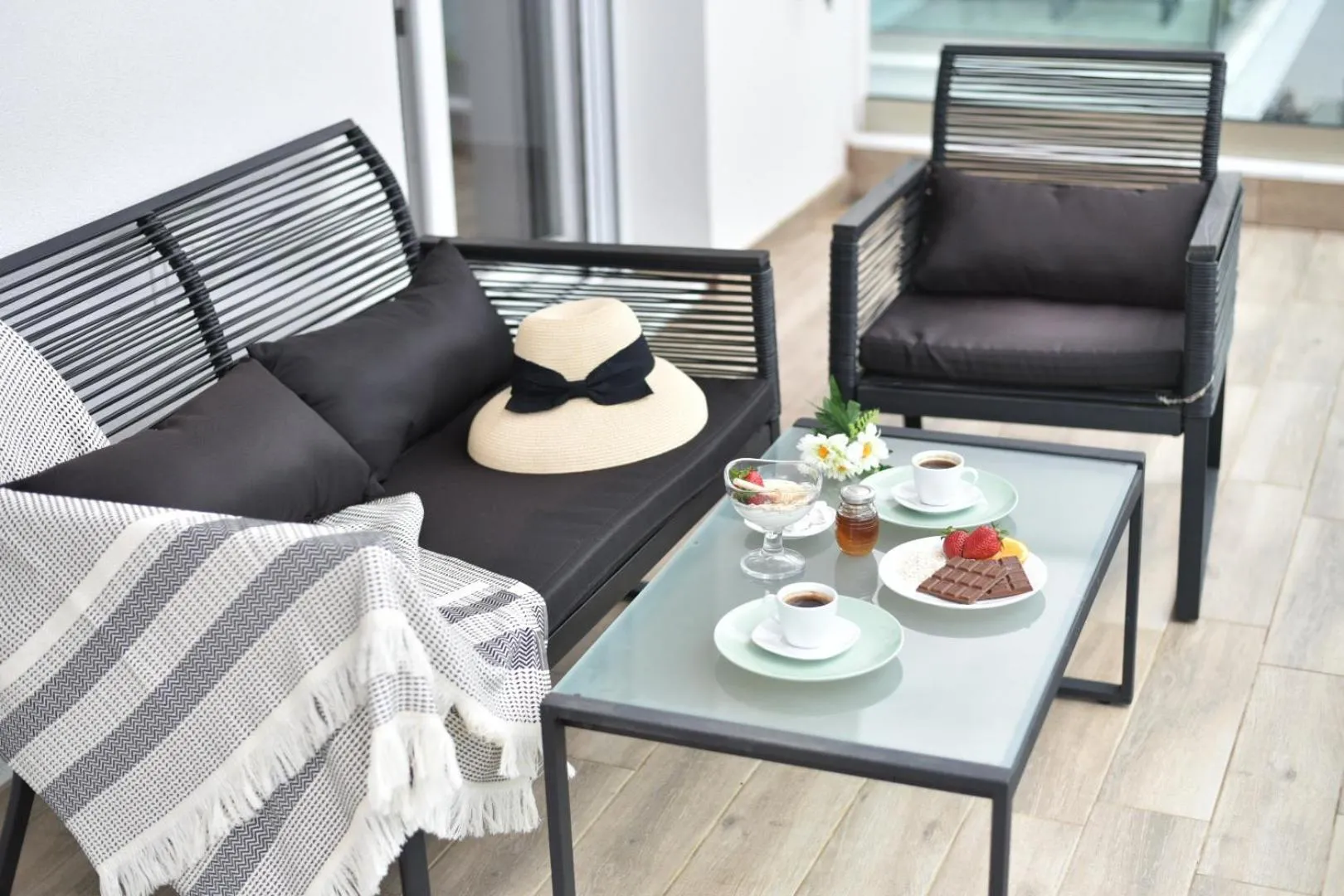 Balcony/Terrace in Acrotel Porto Brava Luxury Villas