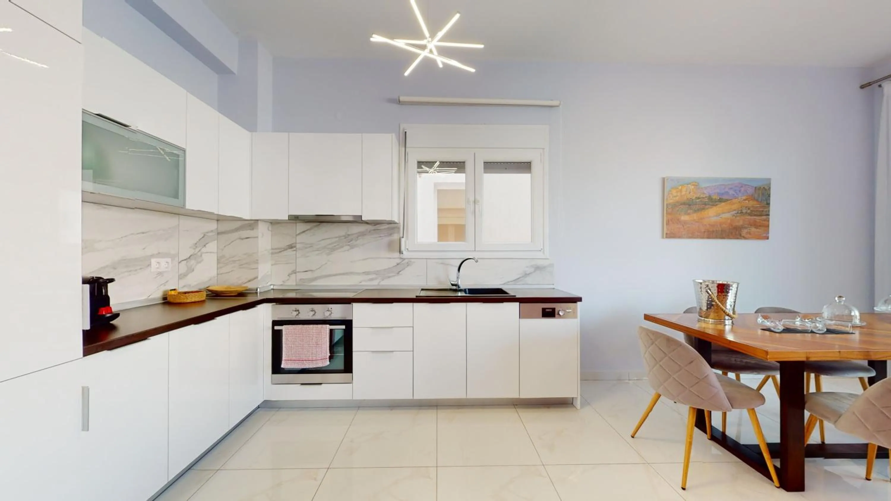 Kitchen or kitchenette in Acrotel Porto Brava Luxury Villas