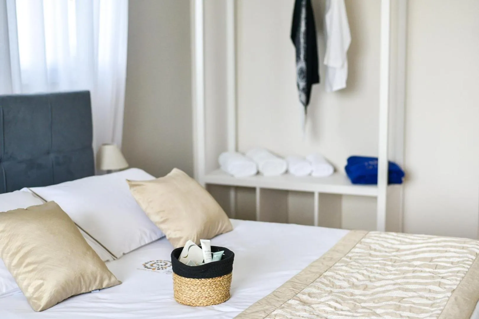 Bed in Acrotel Porto Brava Luxury Villas