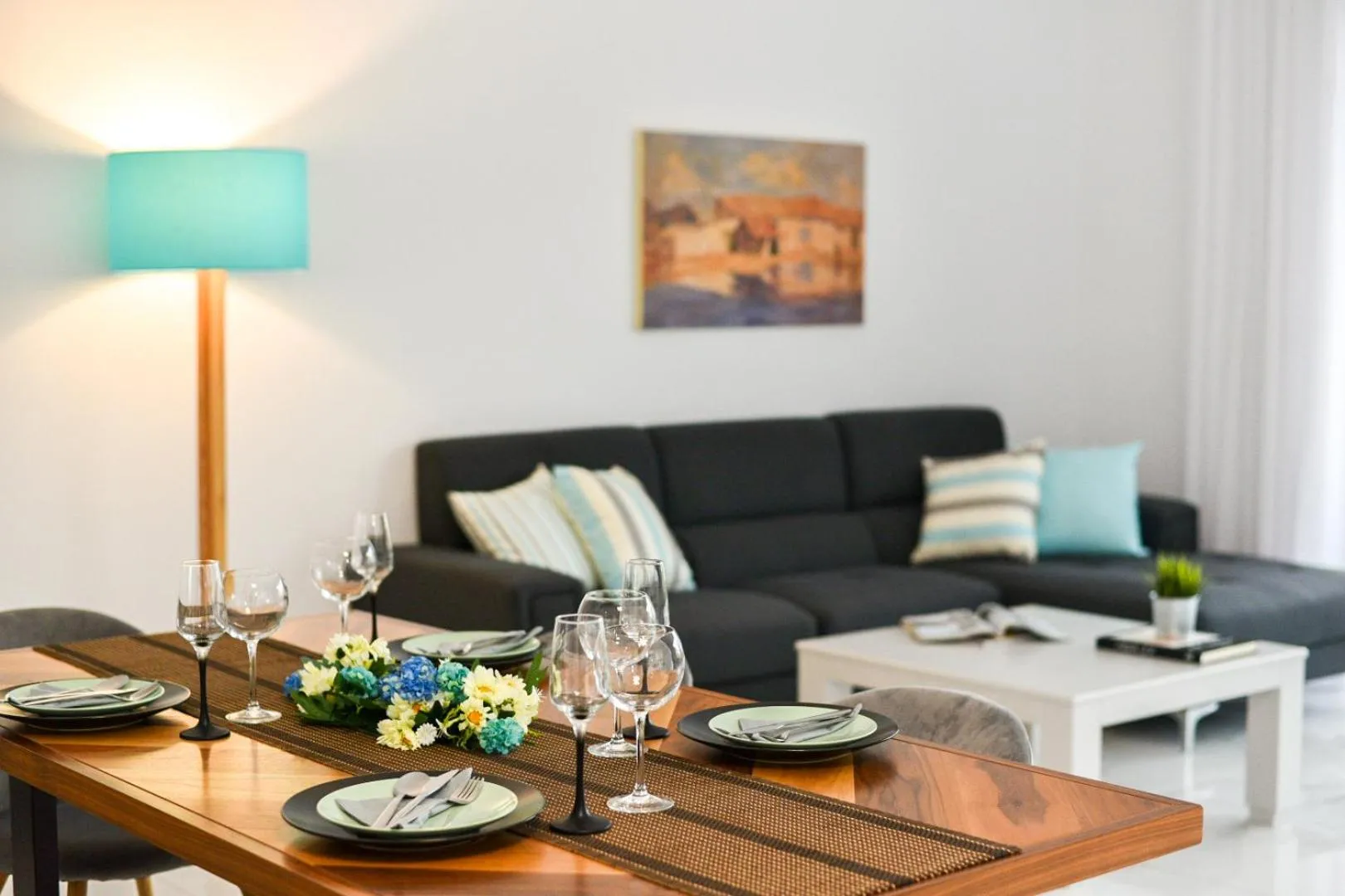 Living room in Acrotel Porto Brava Luxury Villas