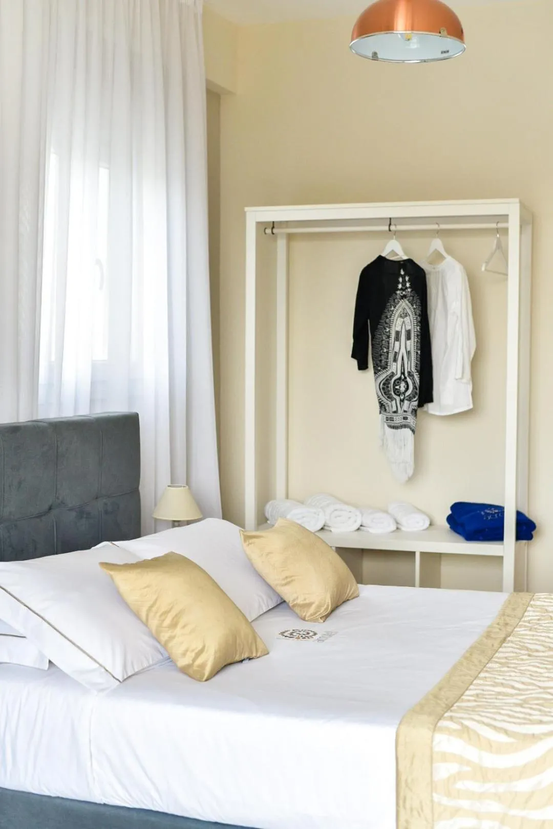 Bed in Acrotel Porto Brava Luxury Villas