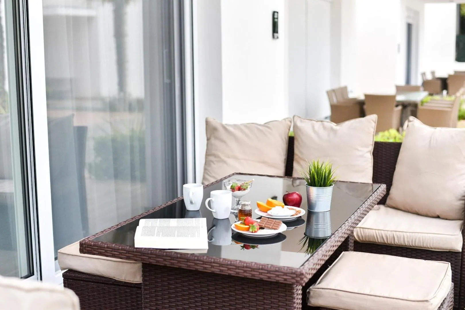 Balcony/Terrace in Acrotel Porto Brava Luxury Villas