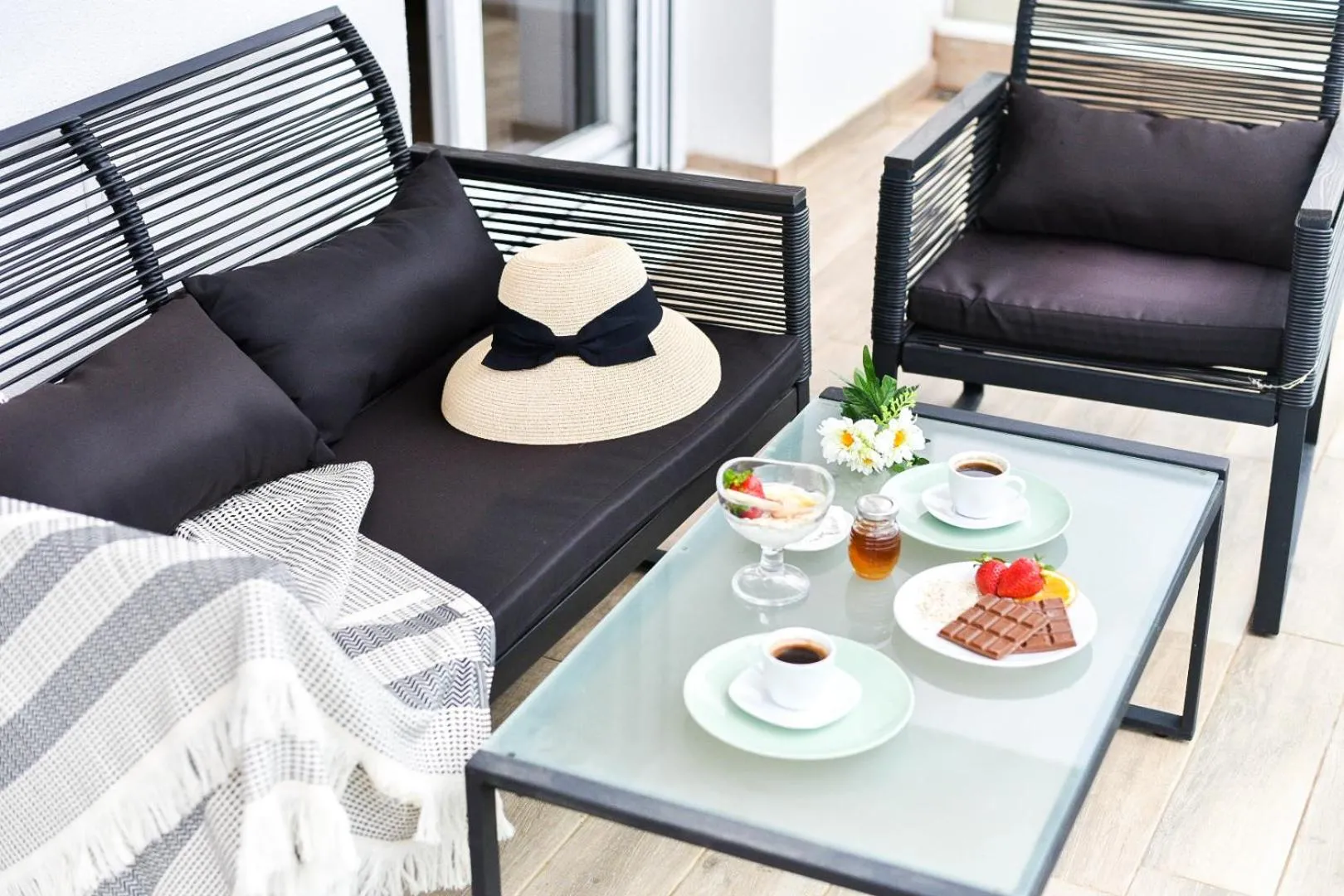 Balcony/Terrace in Acrotel Porto Brava Luxury Villas