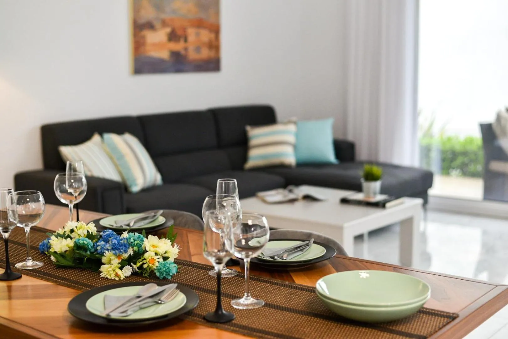 Living room in Acrotel Porto Brava Luxury Villas