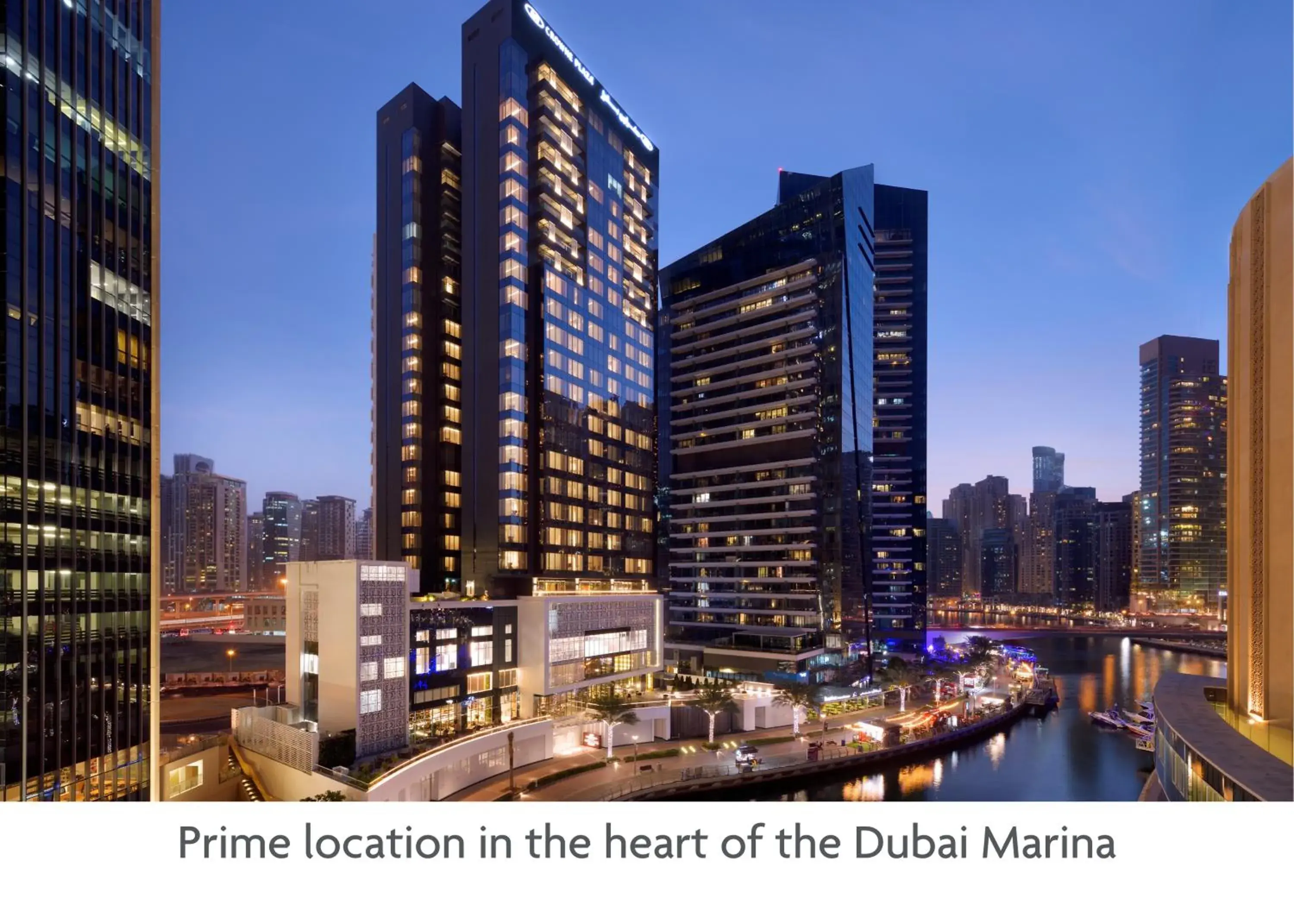 Property building in Crowne Plaza Dubai Marina by IHG Property building in Crowne Plaza Dubai Marina by IHG