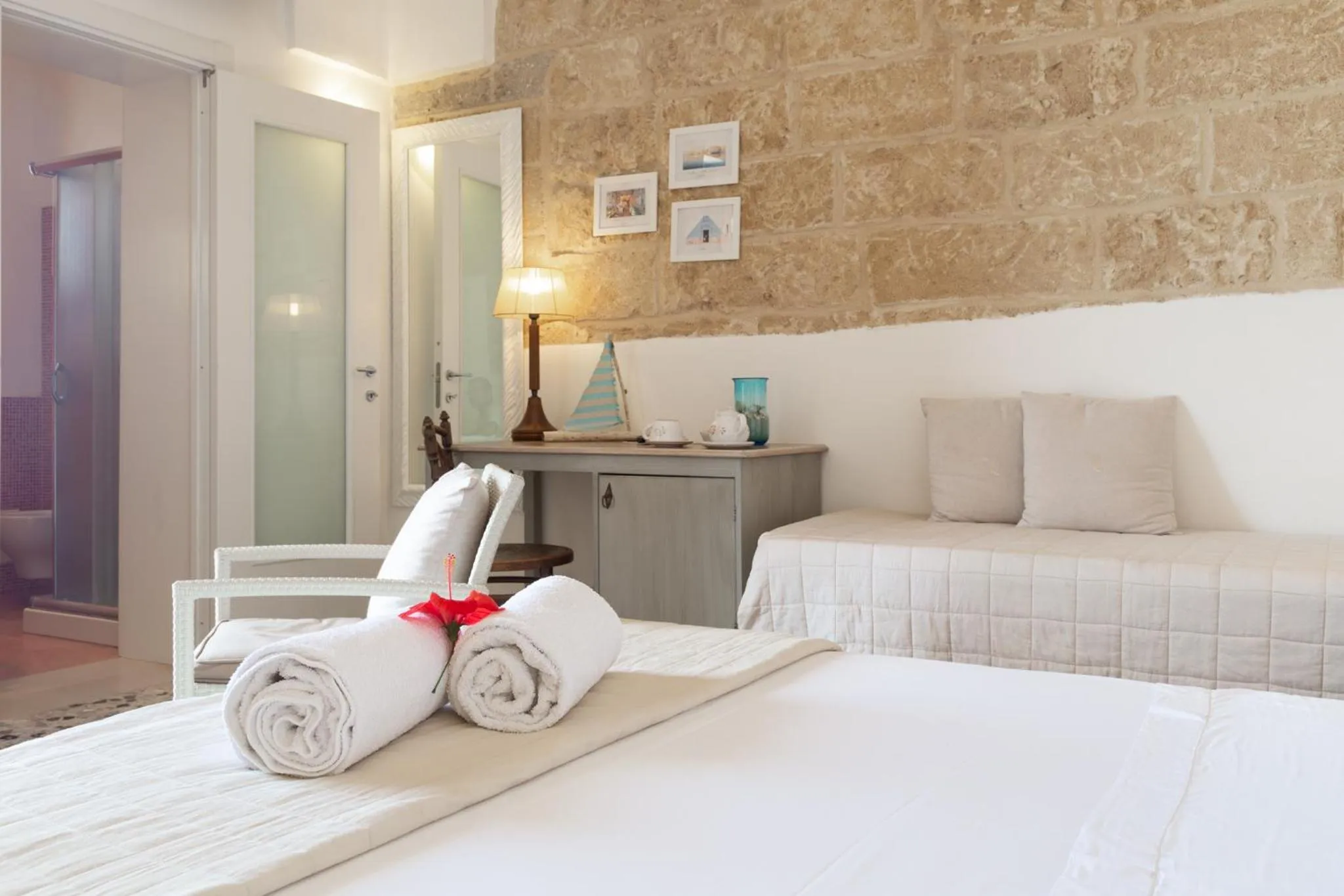 Bedroom, Bed in B&B Aurora Salentina