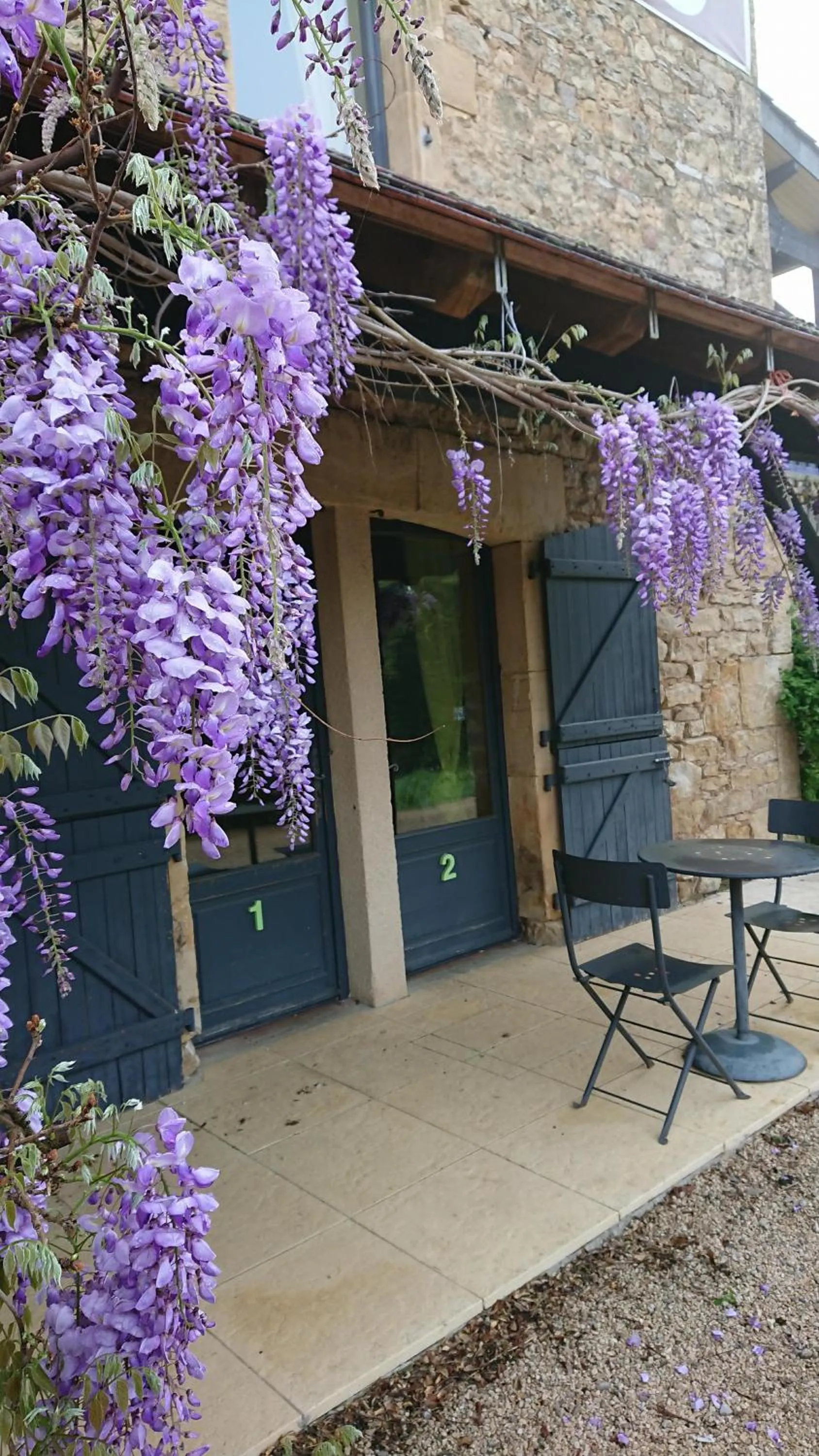 Decorative detail in Hotel La Bastie d'Urfé