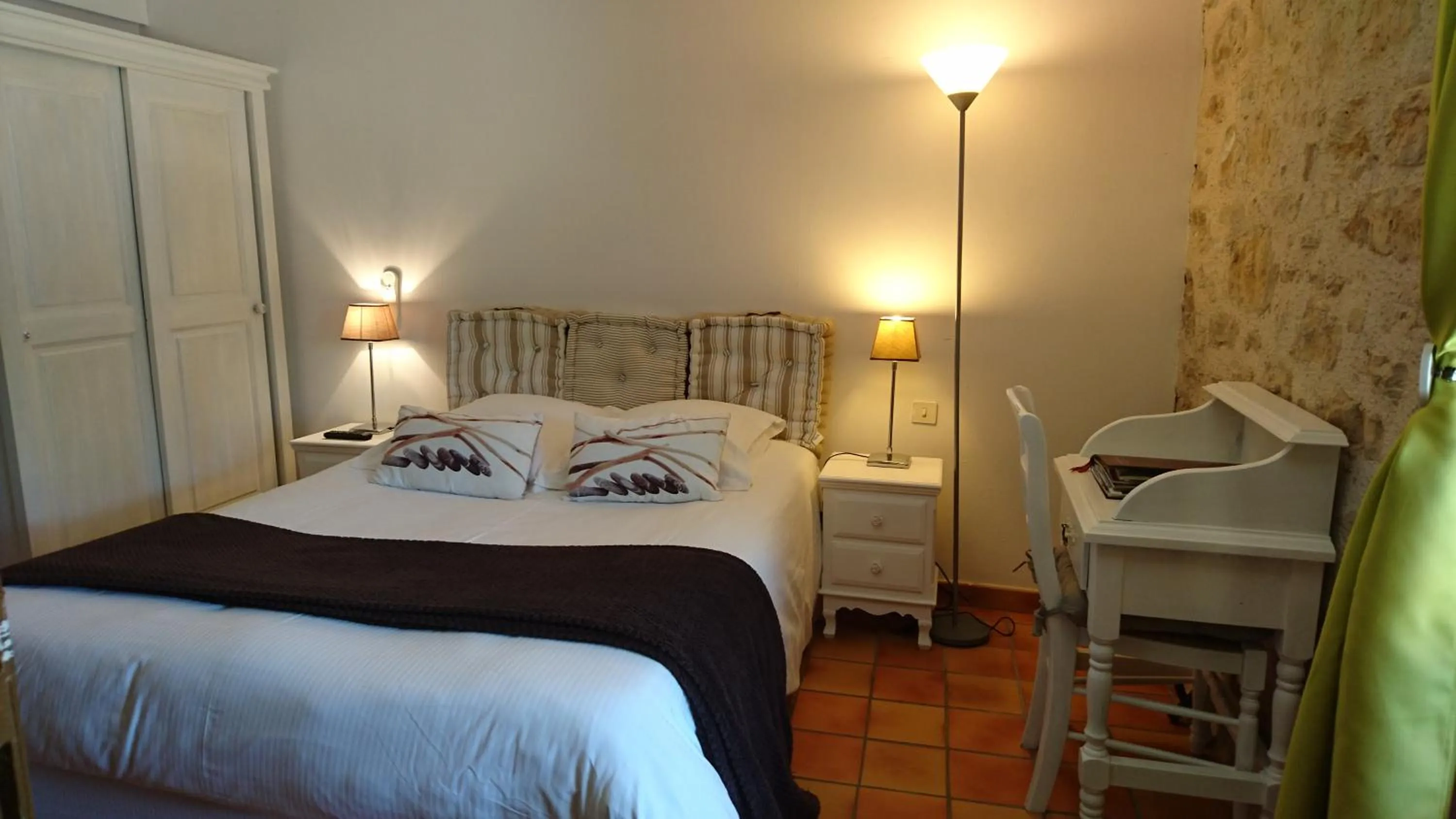Photo of the whole room, Bed in Hotel La Bastie d'Urfé