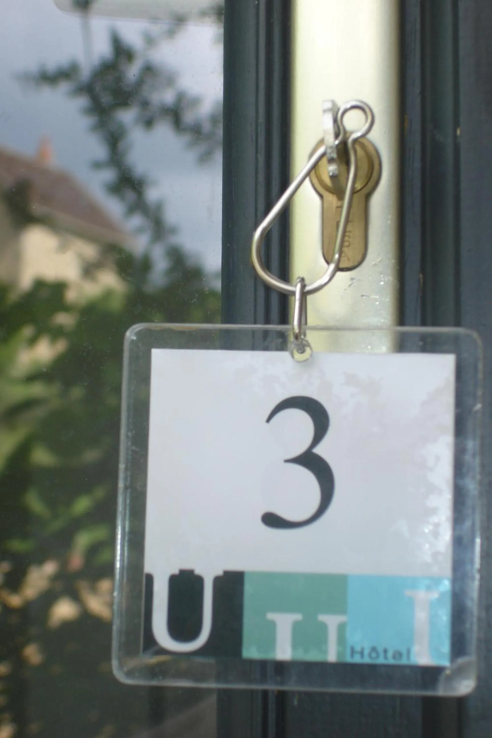 Decorative detail in Hotel La Bastie d'Urfé