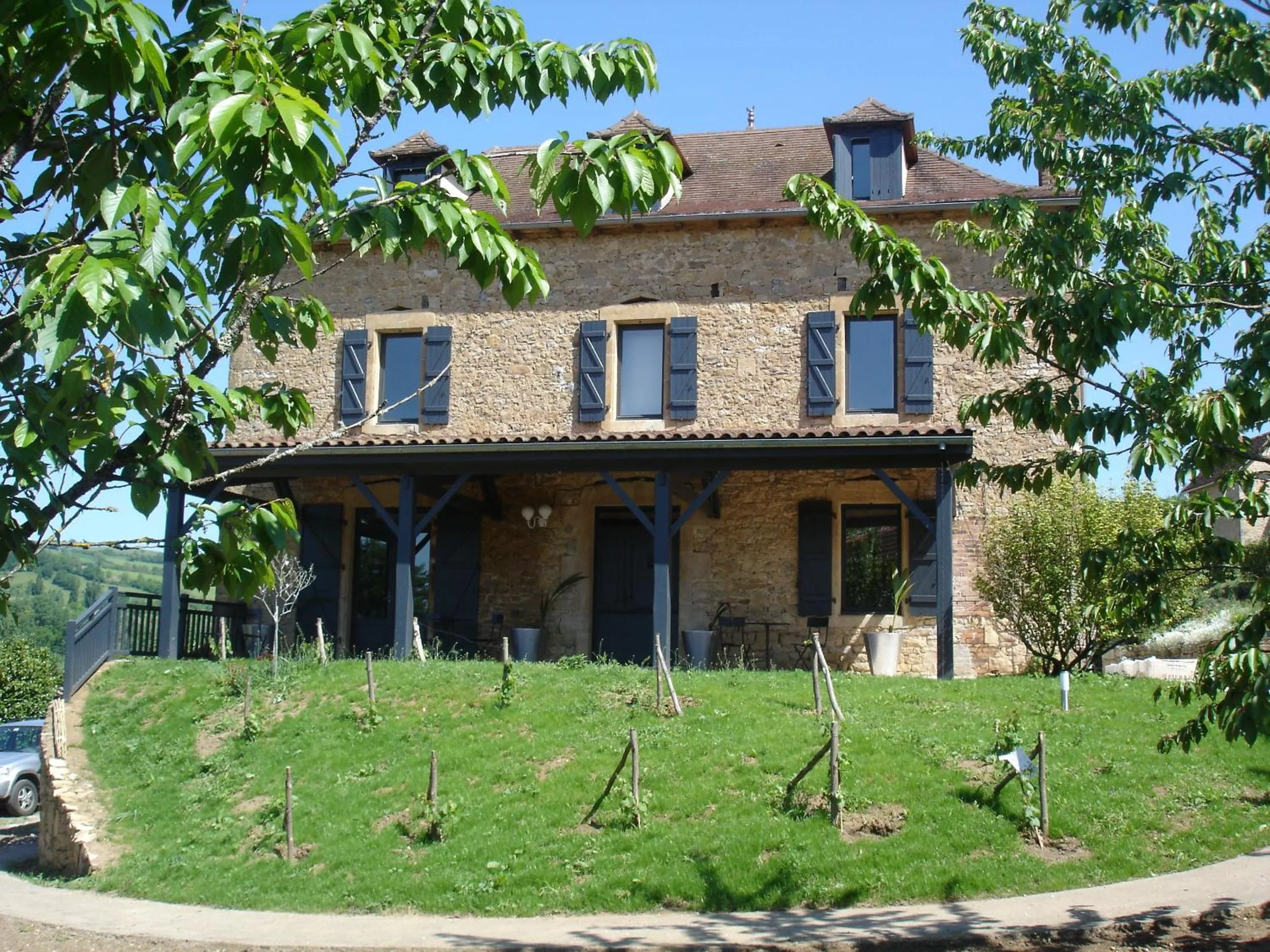 Facade/entrance in Hotel La Bastie d'Urfé
