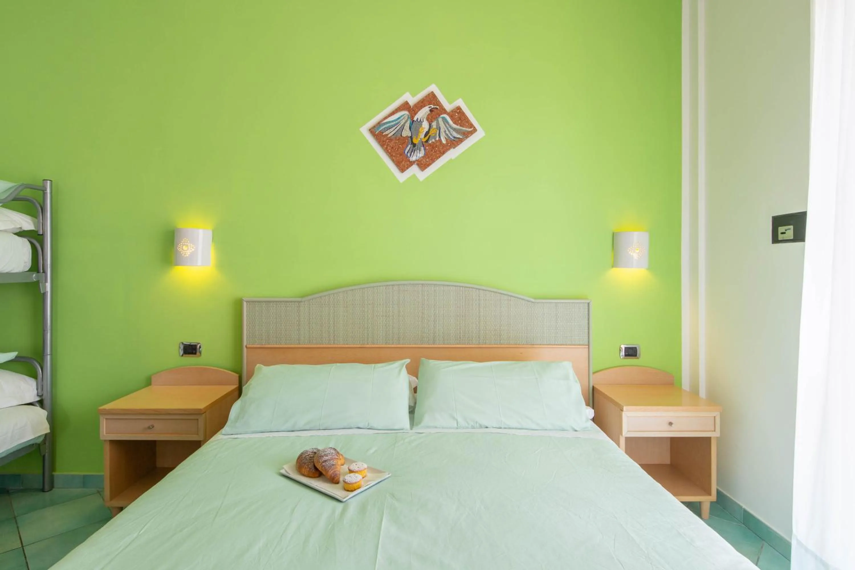 Decorative detail, Bed in La Casa Delle Stelle