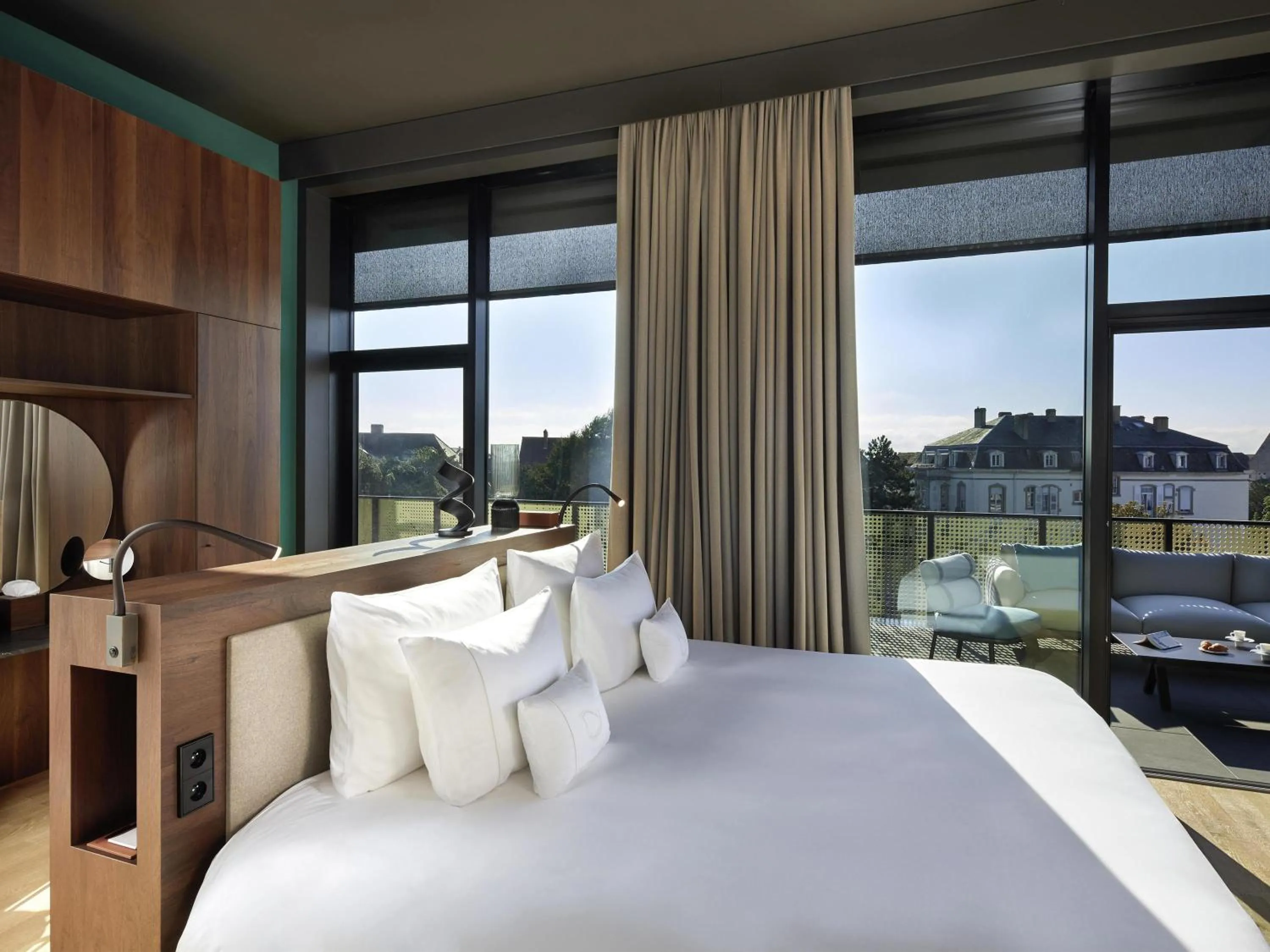Bedroom, Bed in L'Esquisse Hotel & Spa Colmar - MGallery Collection