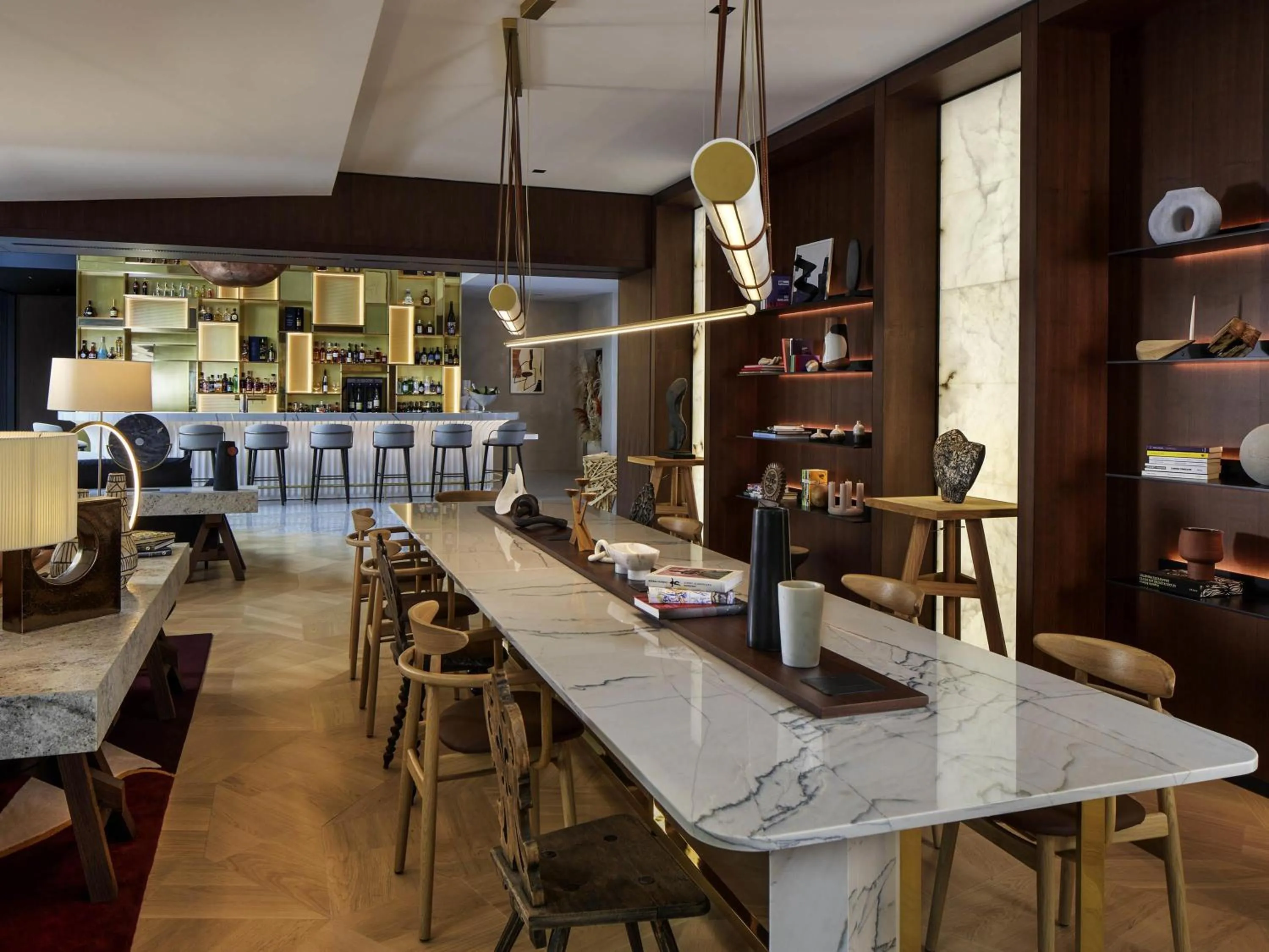 Lounge or bar in L'Esquisse Hotel & Spa Colmar - MGallery Collection