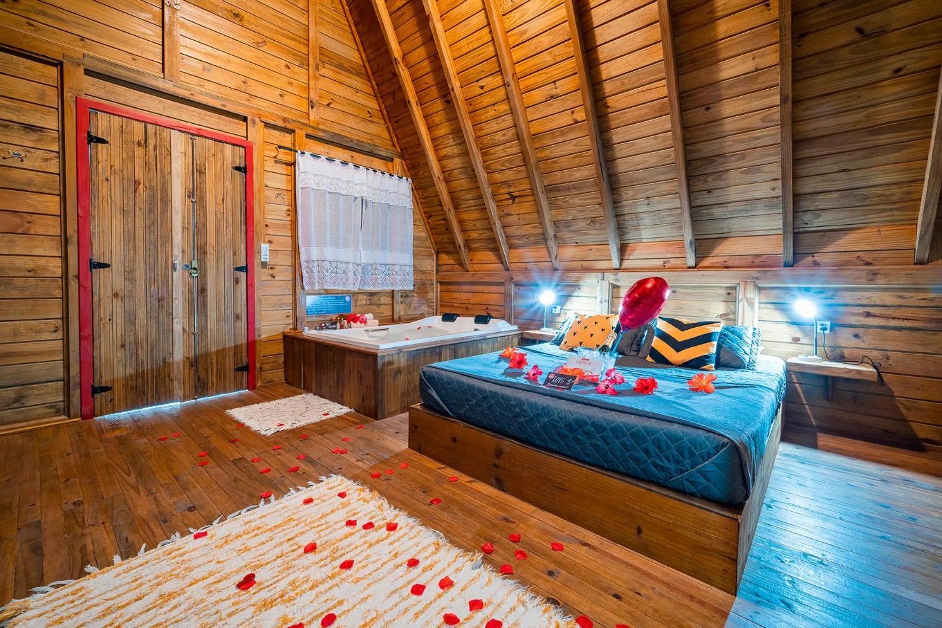 Bed in Pousada Chalé Suiço Bombinhas