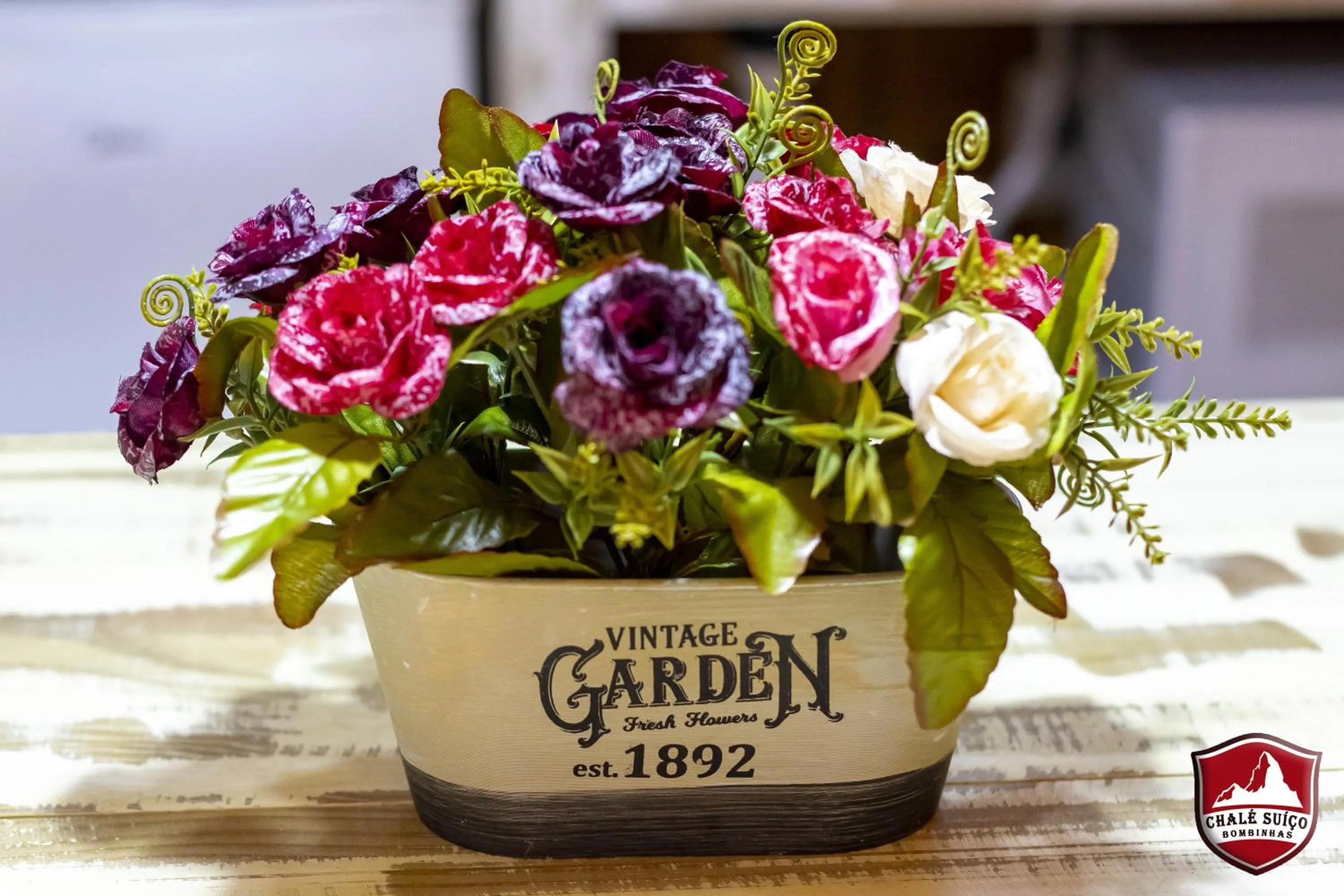 Decorative detail in Pousada Chalé Suiço Bombinhas