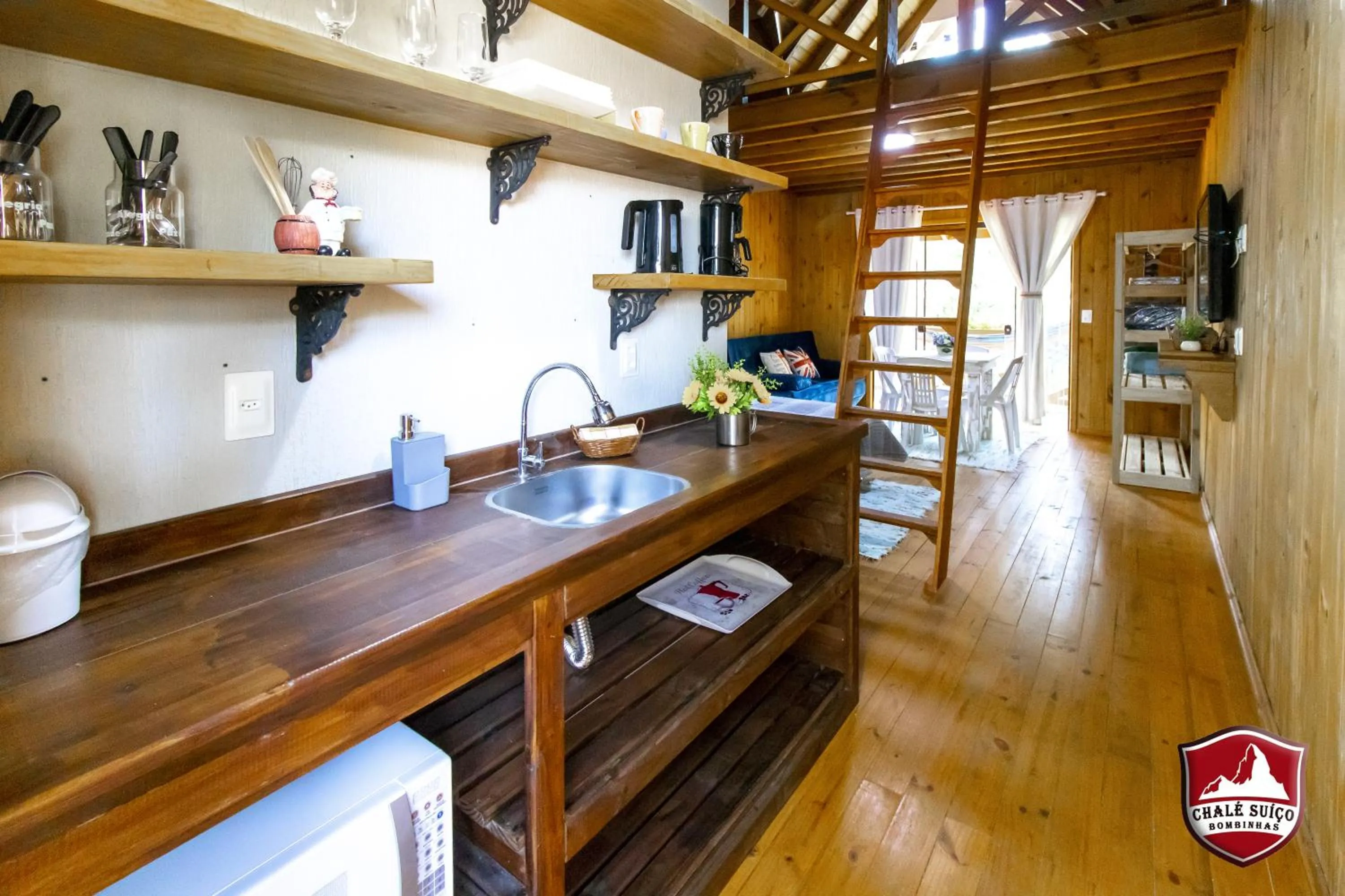 Decorative detail in Pousada Chalé Suiço Bombinhas