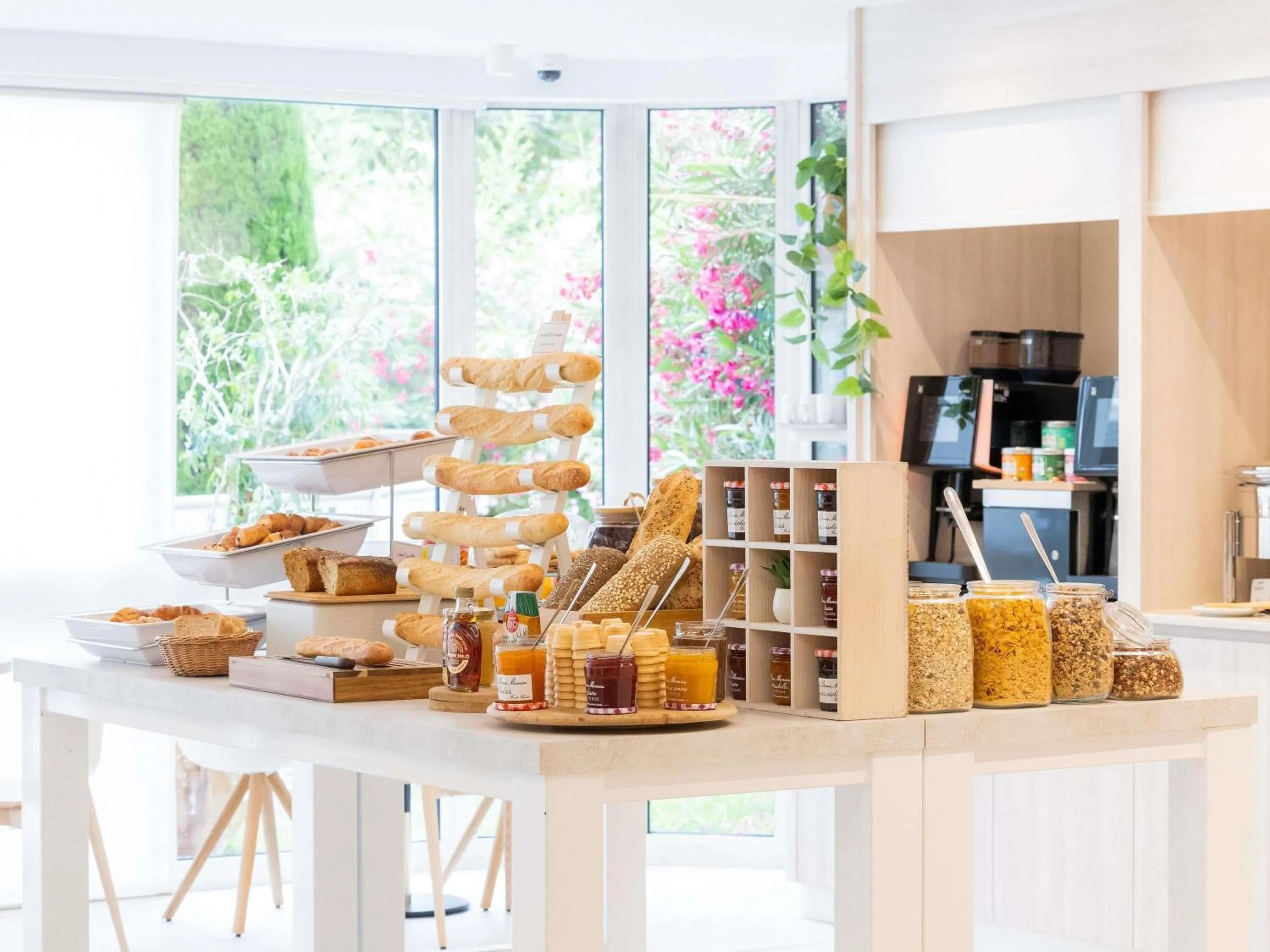 Breakfast in Novotel Suites Montpellier Antigone