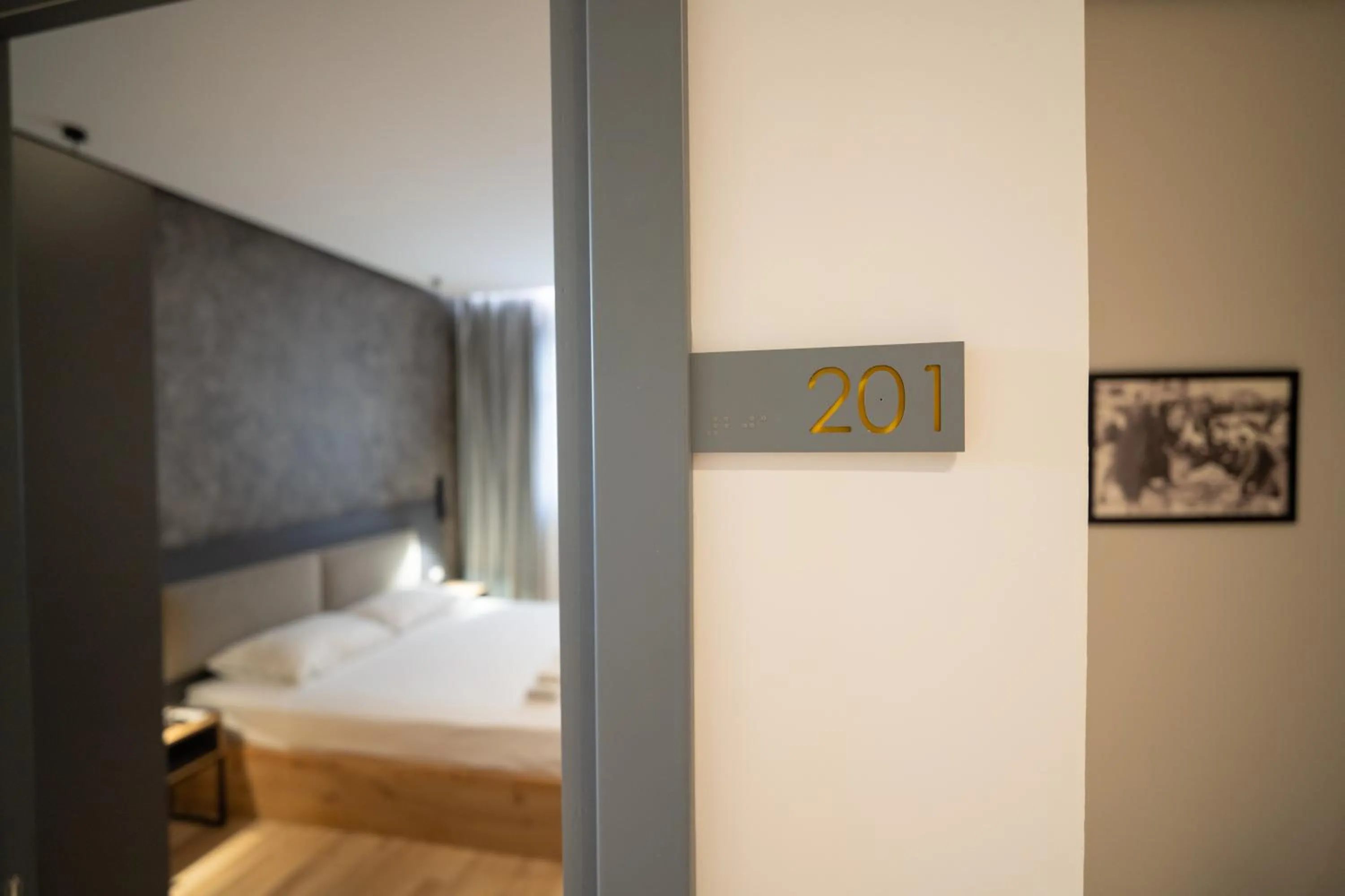 Bedroom, Bed in Center Boutique Hotel