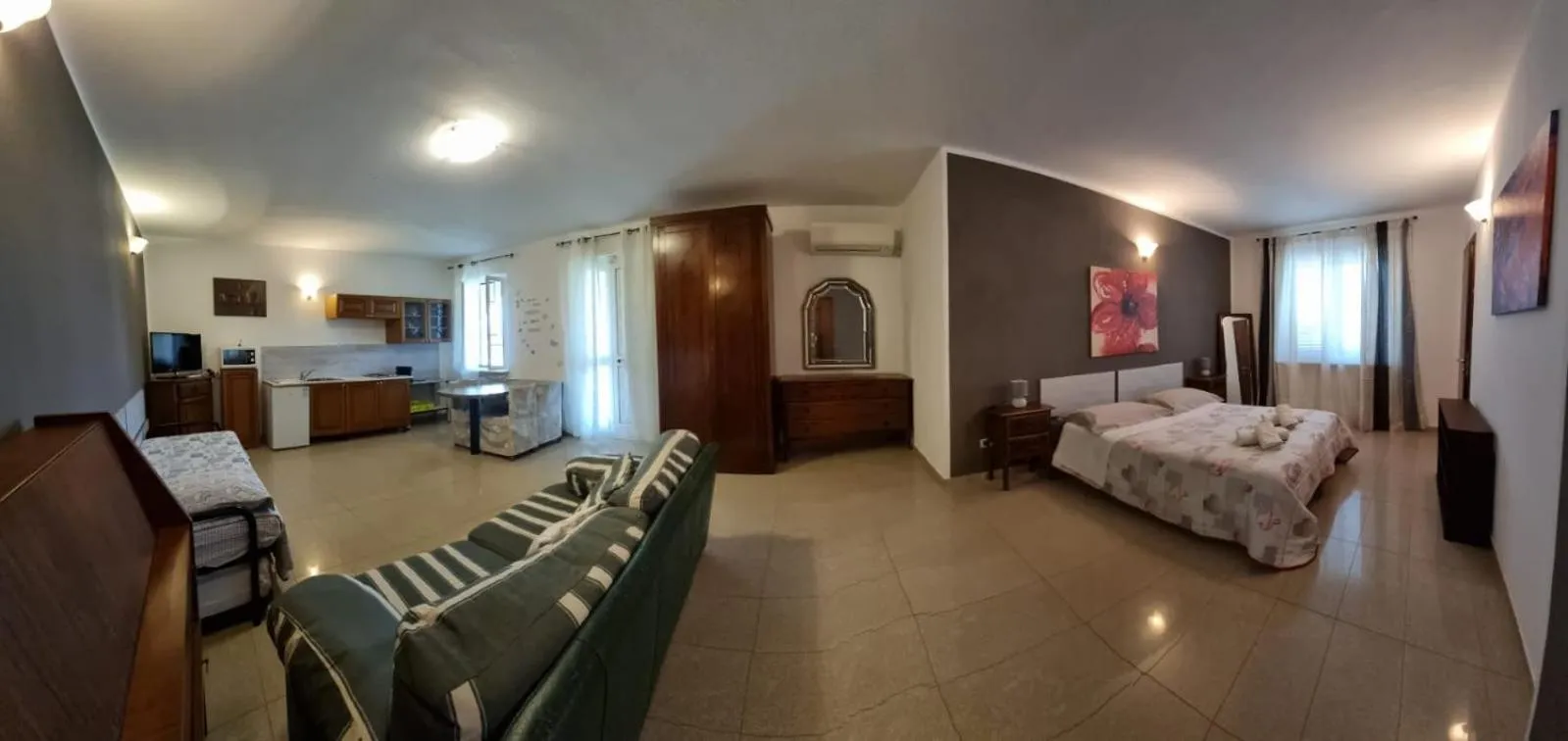 Bed in Villa Naclerio