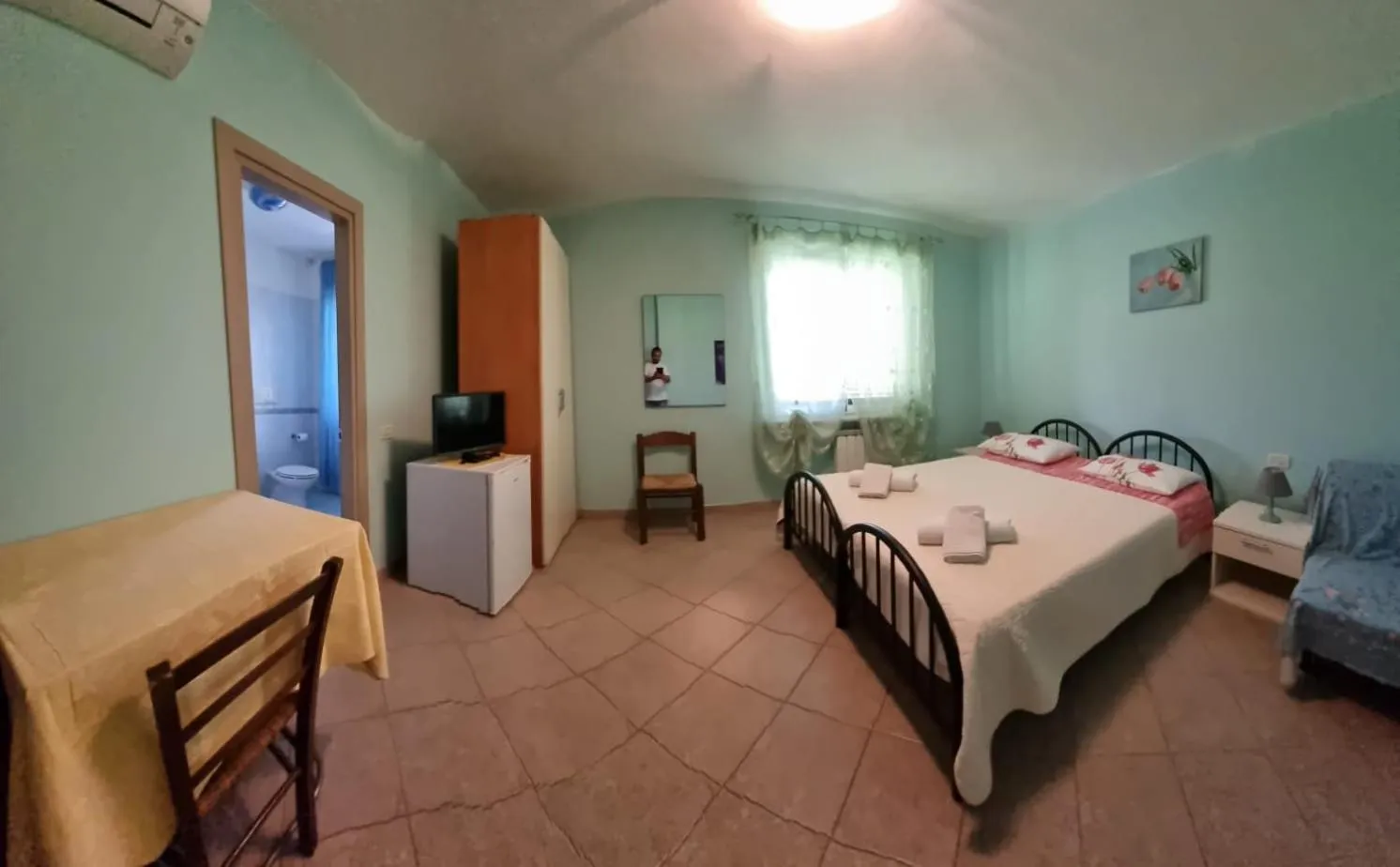 Bed in Villa Naclerio