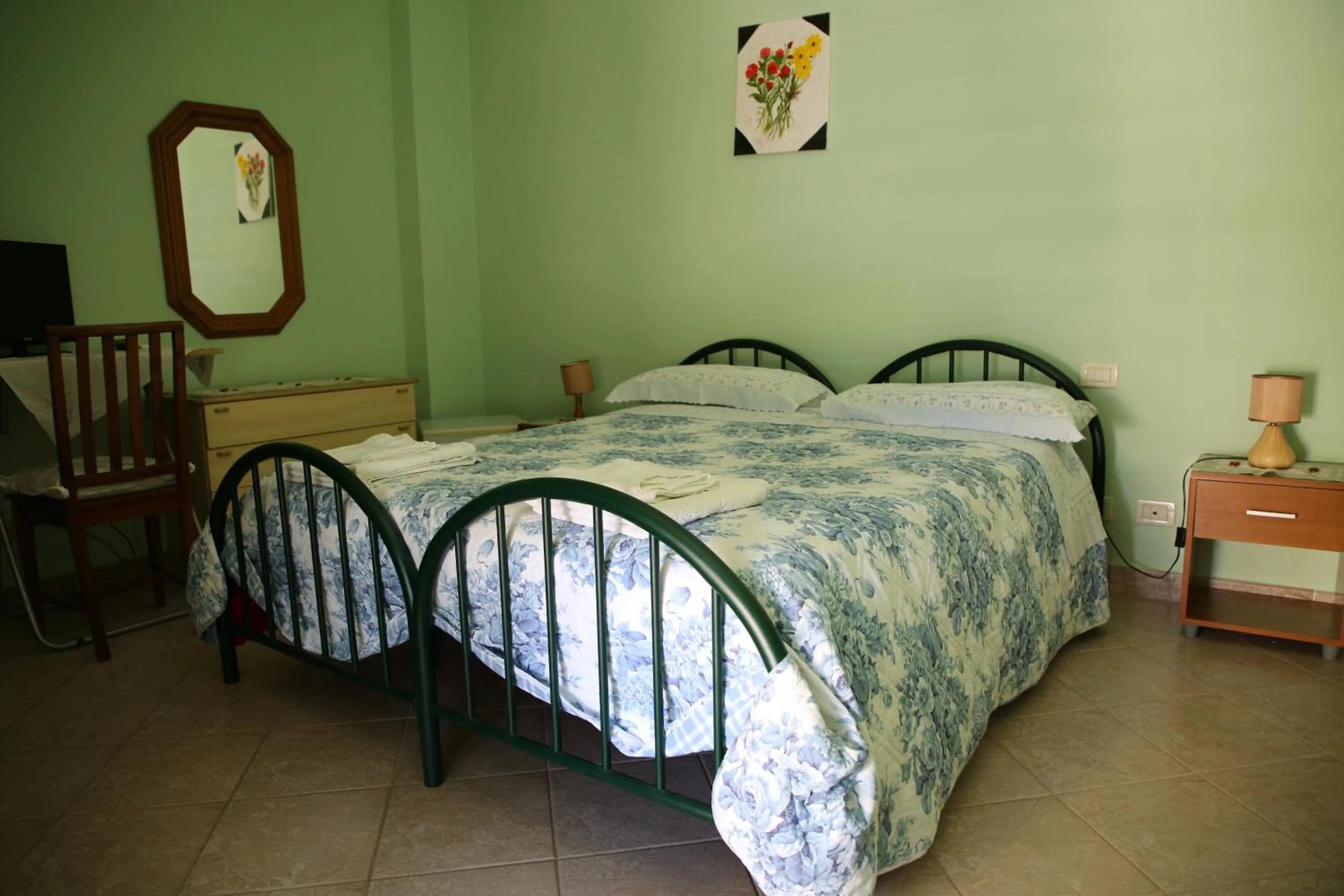 Bed in Villa Naclerio