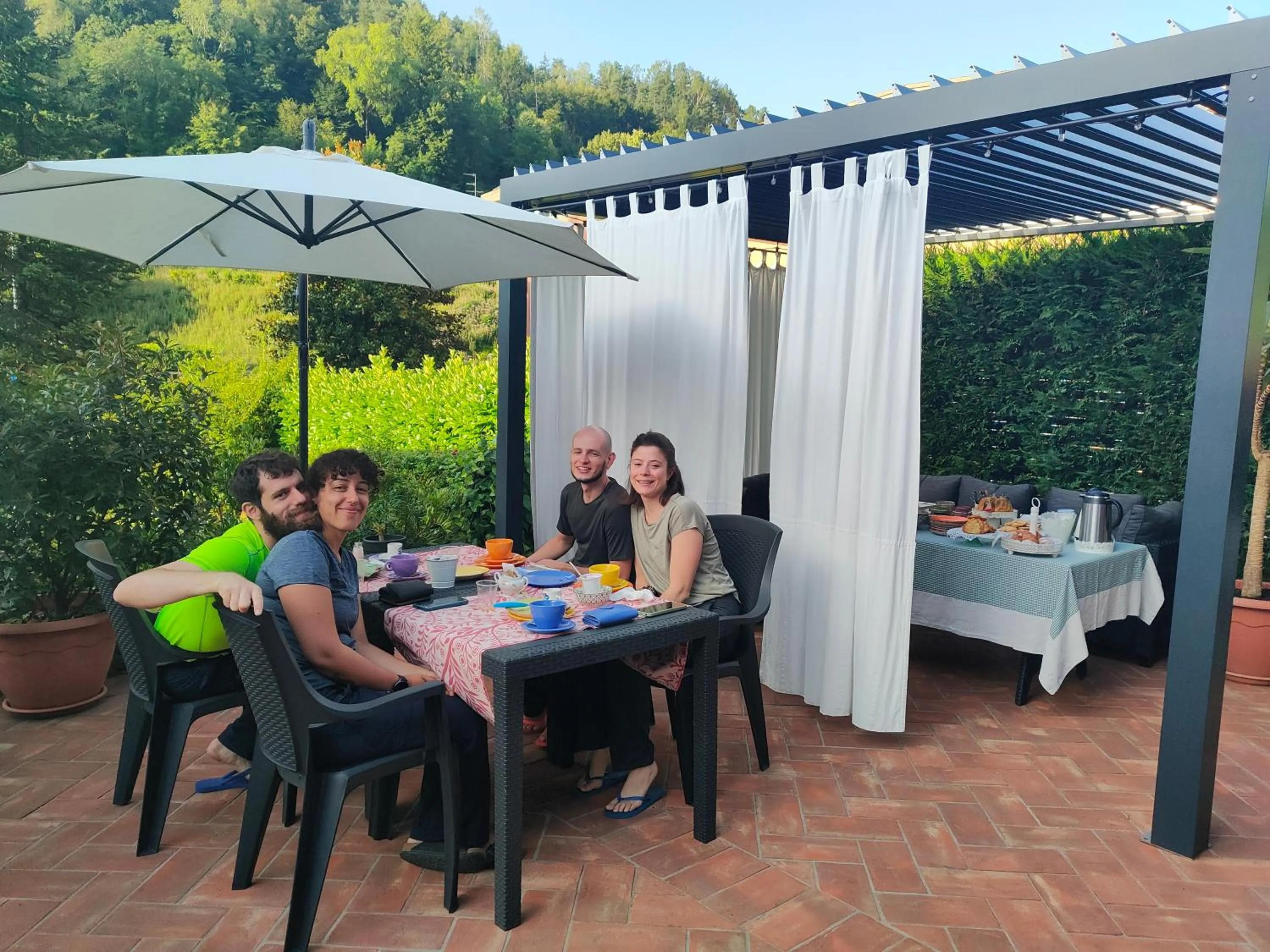 group of guests in Bed&Breakfast Angela