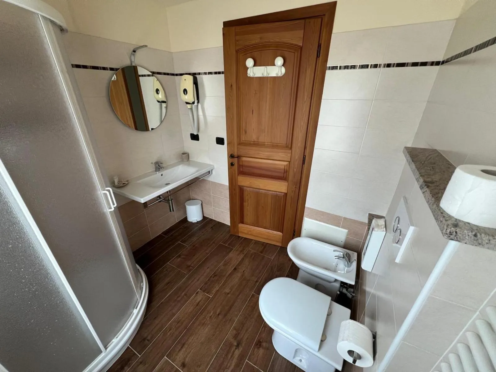 Shower in Villa Americana Chambres d'Hotes