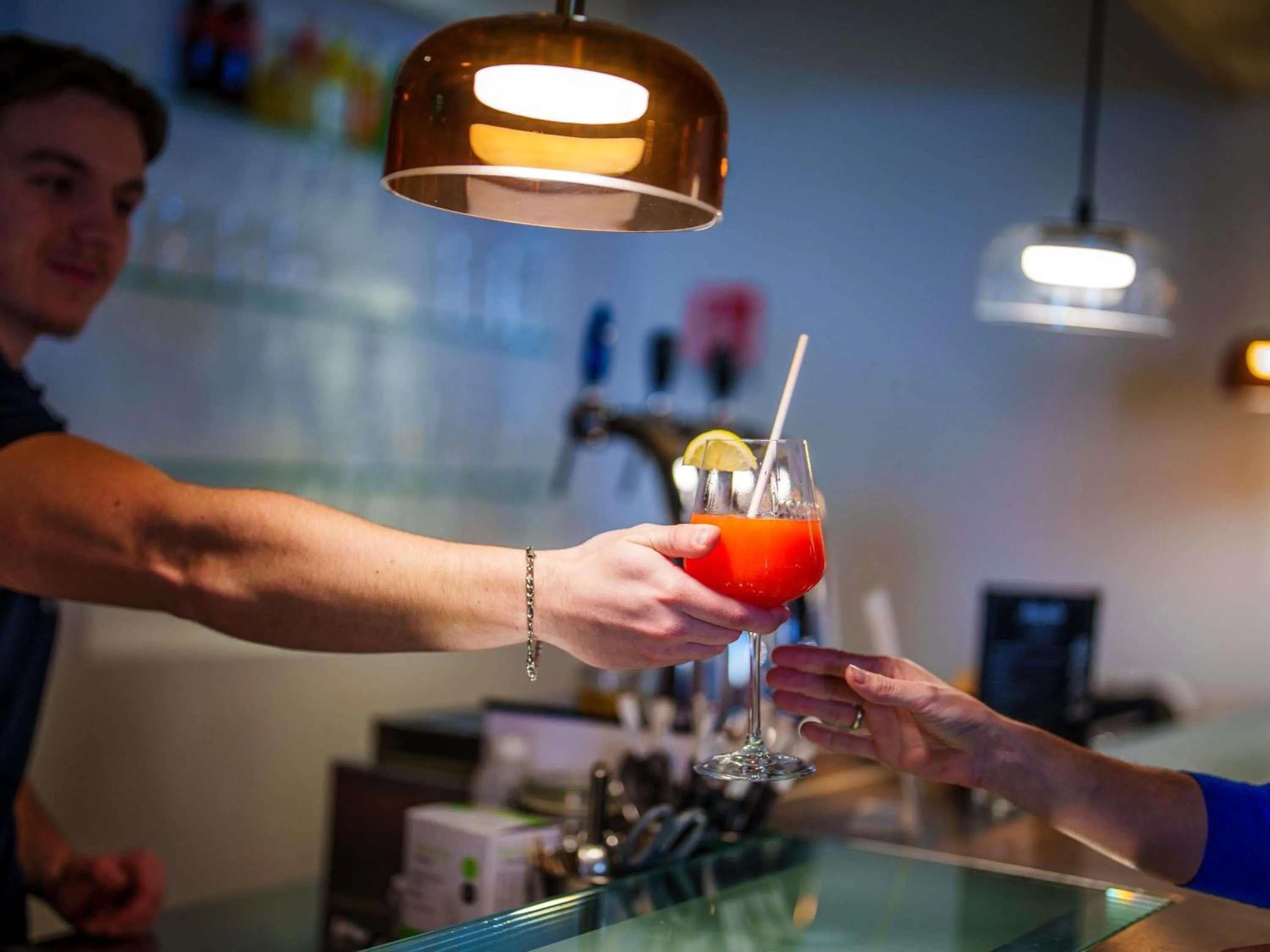 Lounge or bar in Novotel Saint Avold