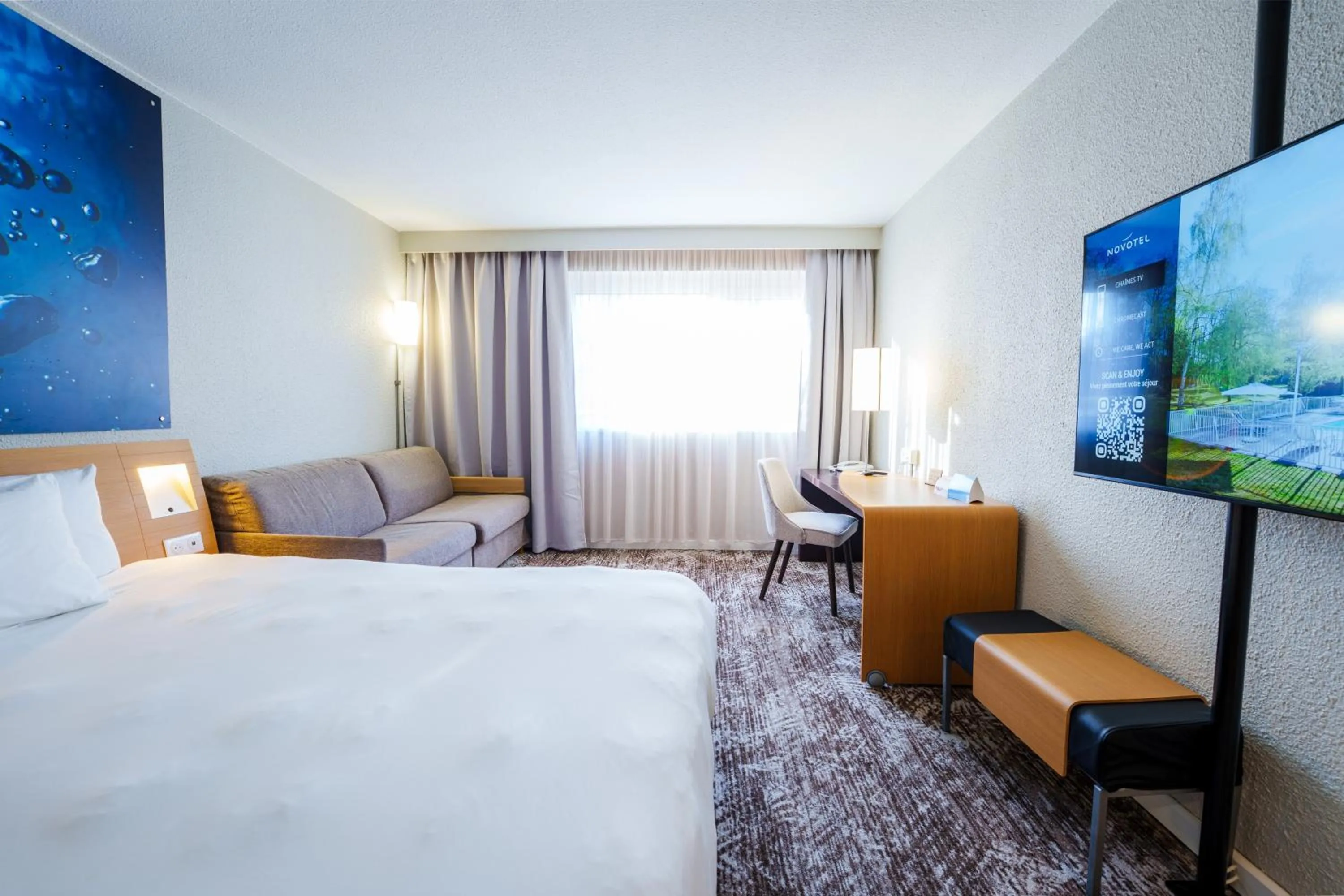 Bedroom, Bed in Novotel Saint Avold