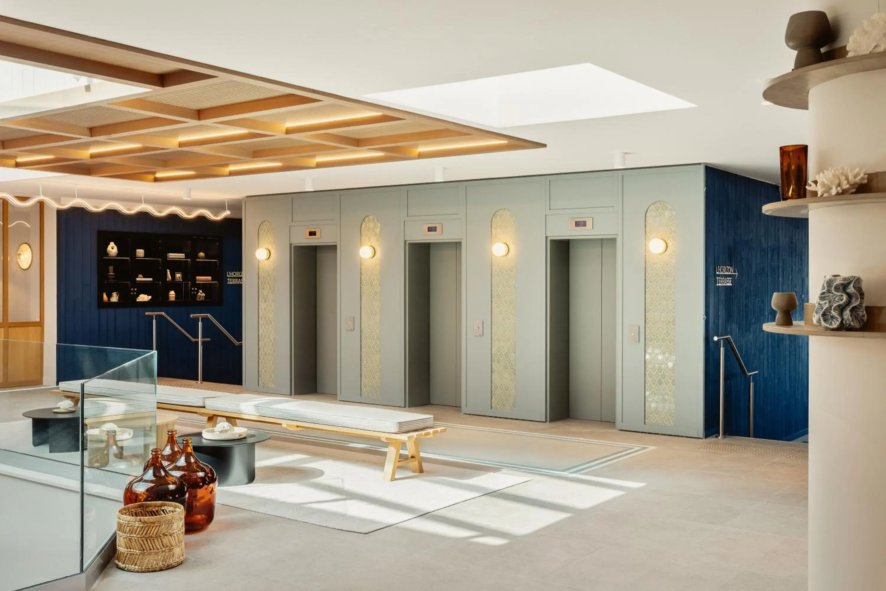 Lobby or reception in Emeria Dinard Thalasso Spa Lobby or reception in Emeria Dinard Thalasso Spa